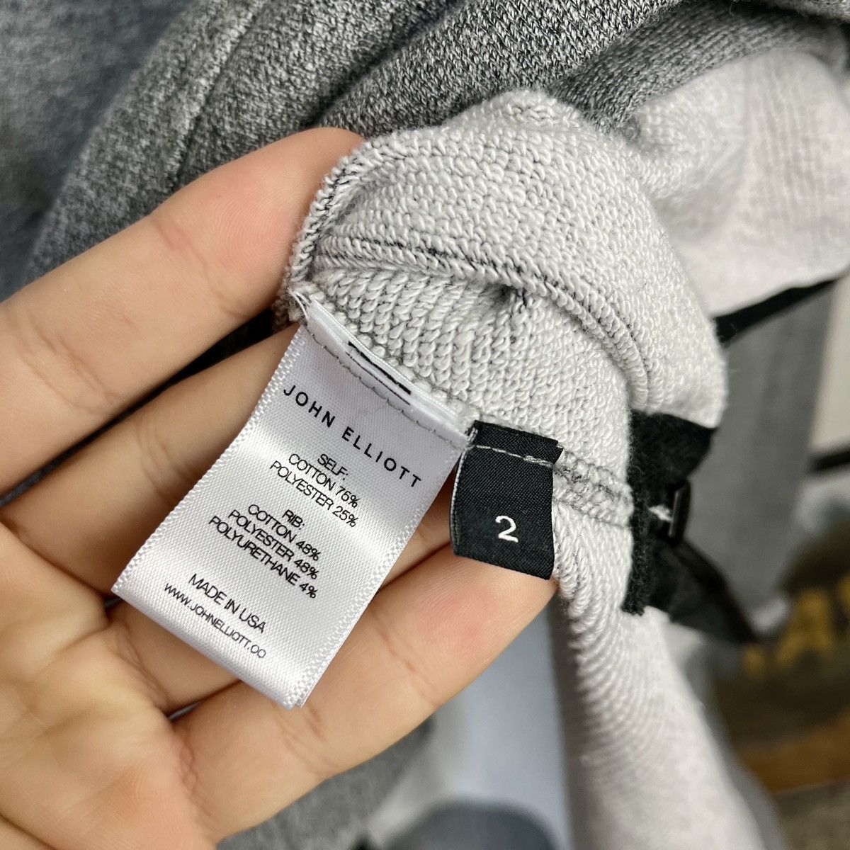 John Elliott John Elliott Grey Avant Garde Hoodie with side Zip Oversize Size US M / EU 48-50 / 2 - 12 Thumbnail