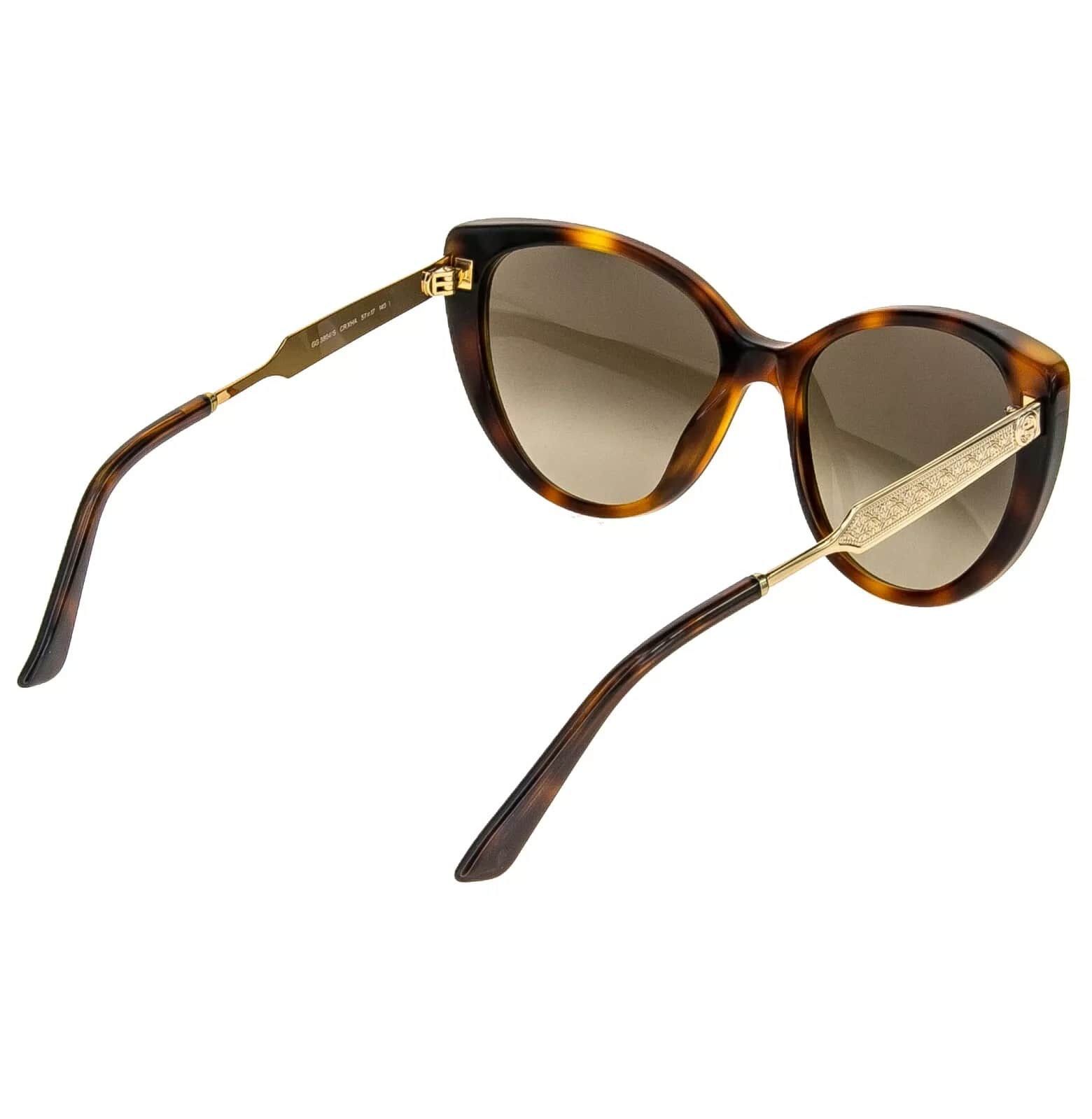 Gucci GUCCI GG3804S DAMASCATO Filigree Havana Gold Sunglasses 3804 Size ONE SIZE - 6 Thumbnail