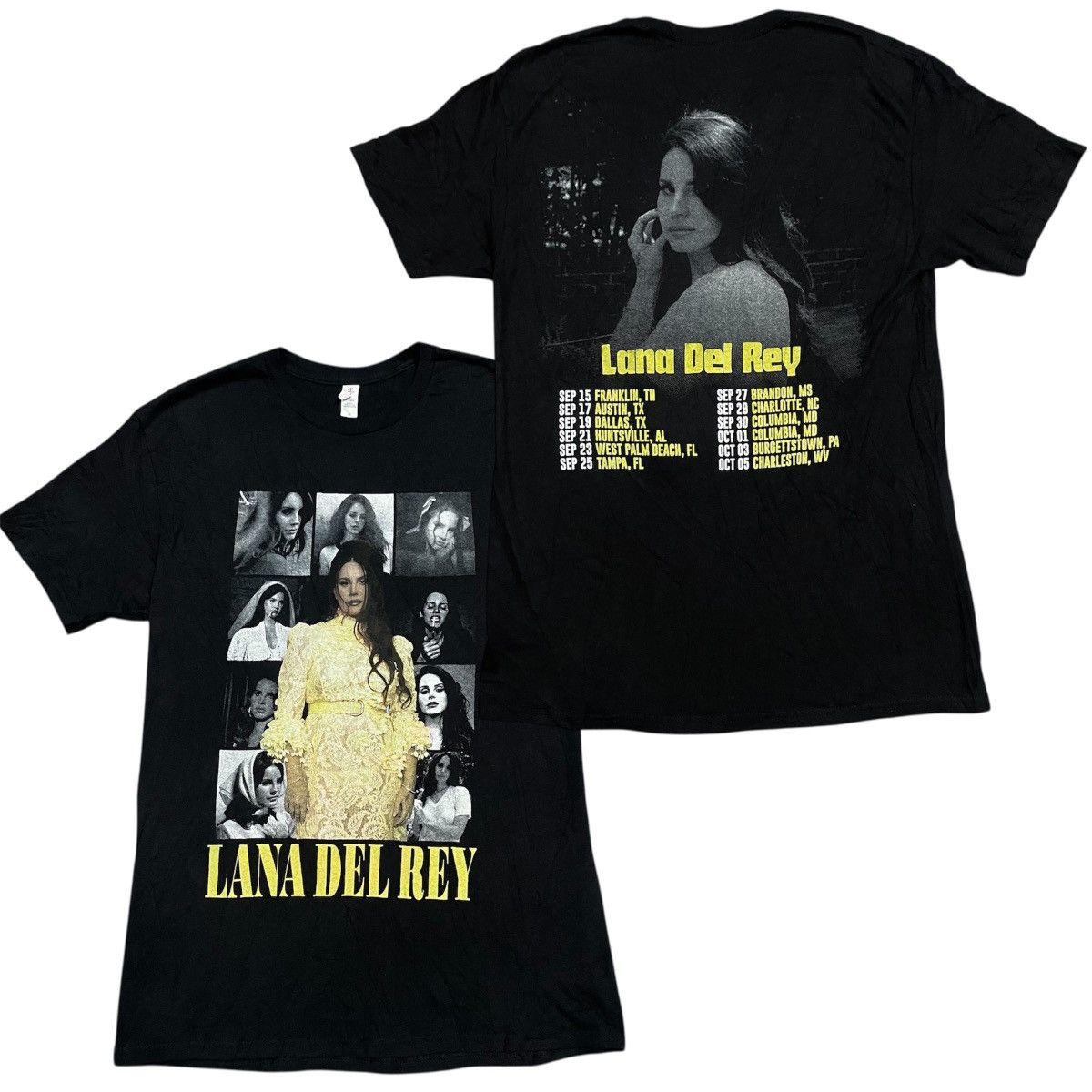 Band Tees Lana Del Rey 2023 US Tour Concert Tee Double Sided Graphic Size US S / EU 44-46 / 1 - 1 Thumbnail