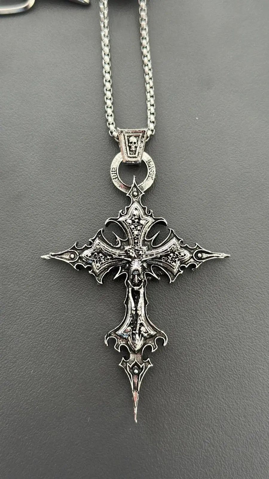 Vintage Cross Pendant Good Friday Necklace Size ONE SIZE - 3 Thumbnail