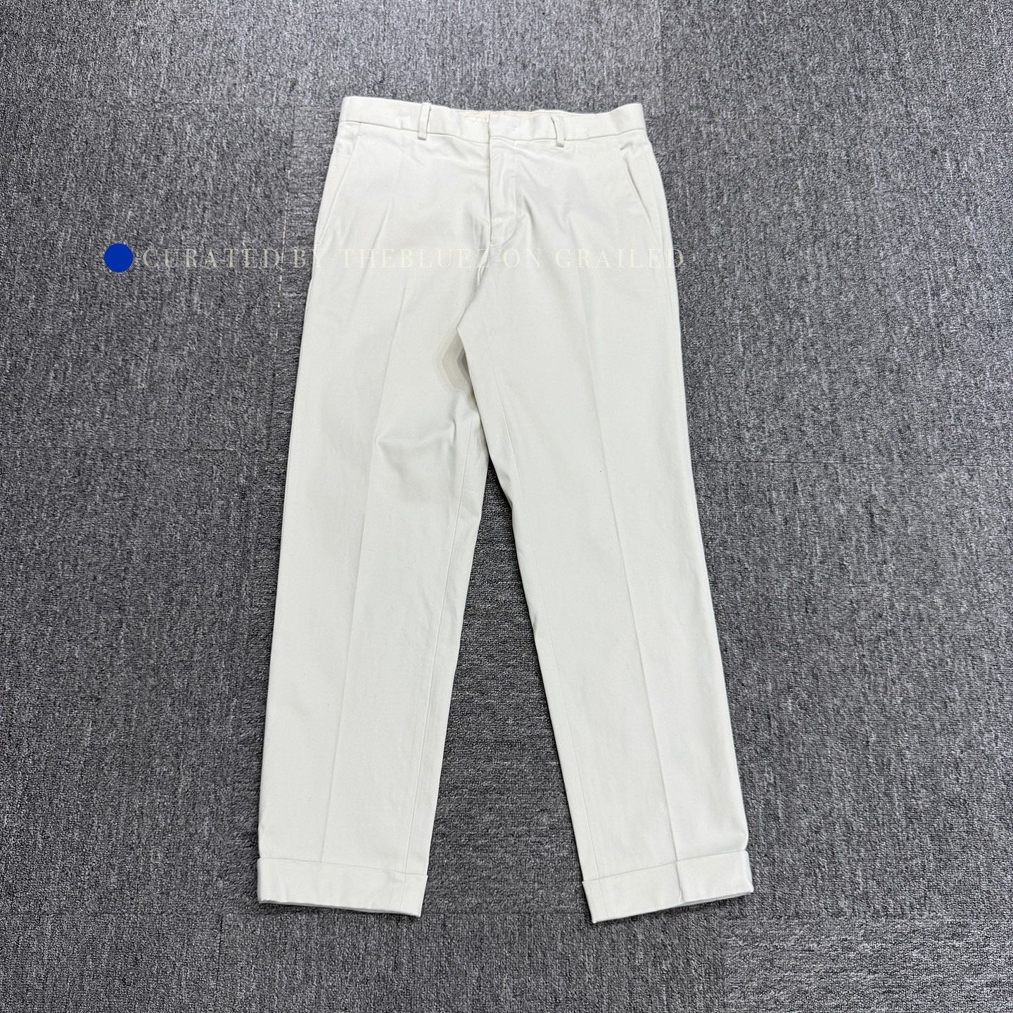 Loro Piana Beige Casual Pants with Rolled Cuffs - Size 30 Size US 30 / EU 46 - 1 Thumbnail