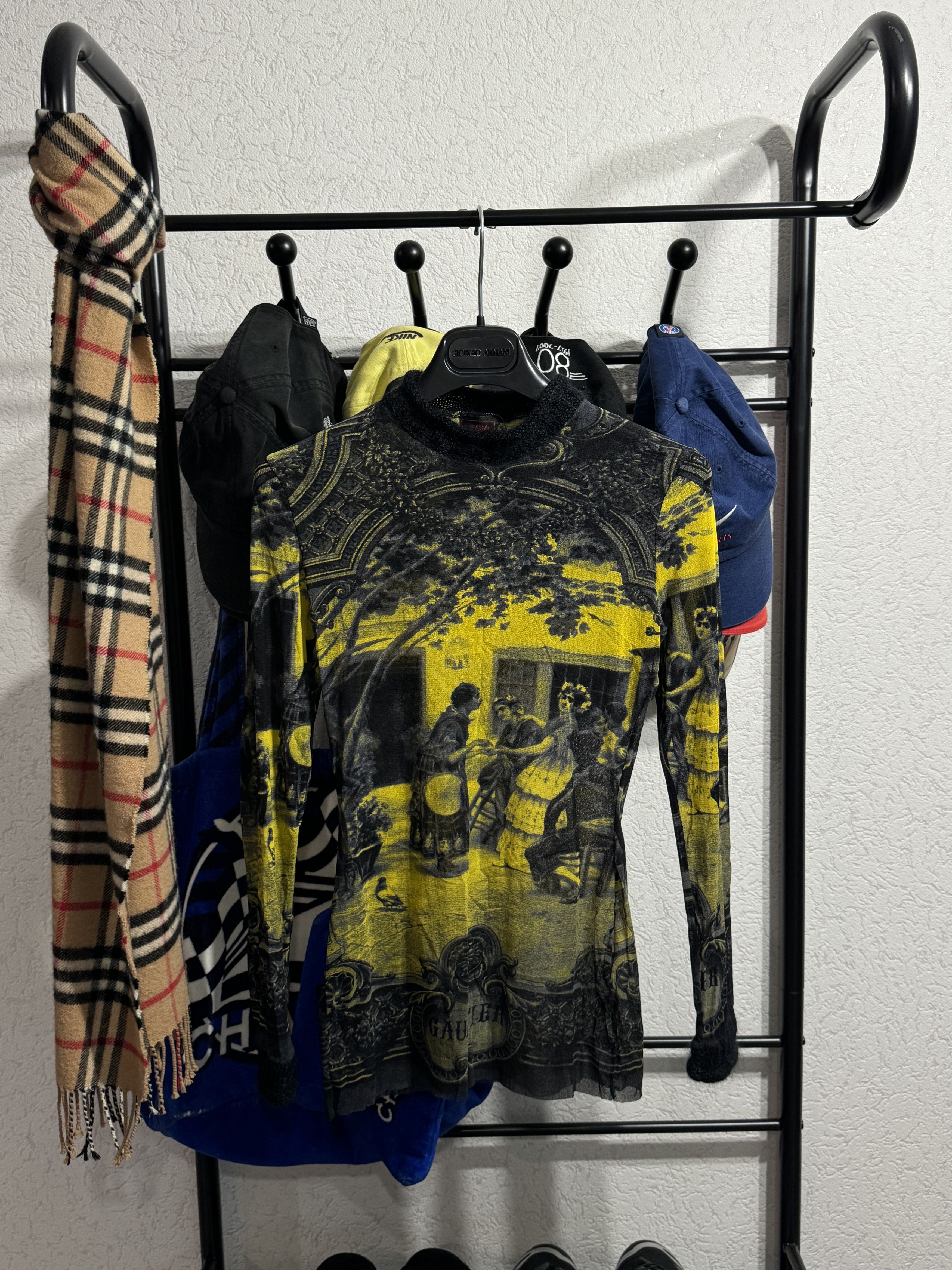 Jean Paul Gaultier Jean Paul Gaultier 1998 mesh top baroque print Size S / US 4 / IT 40 - 1 Thumbnail