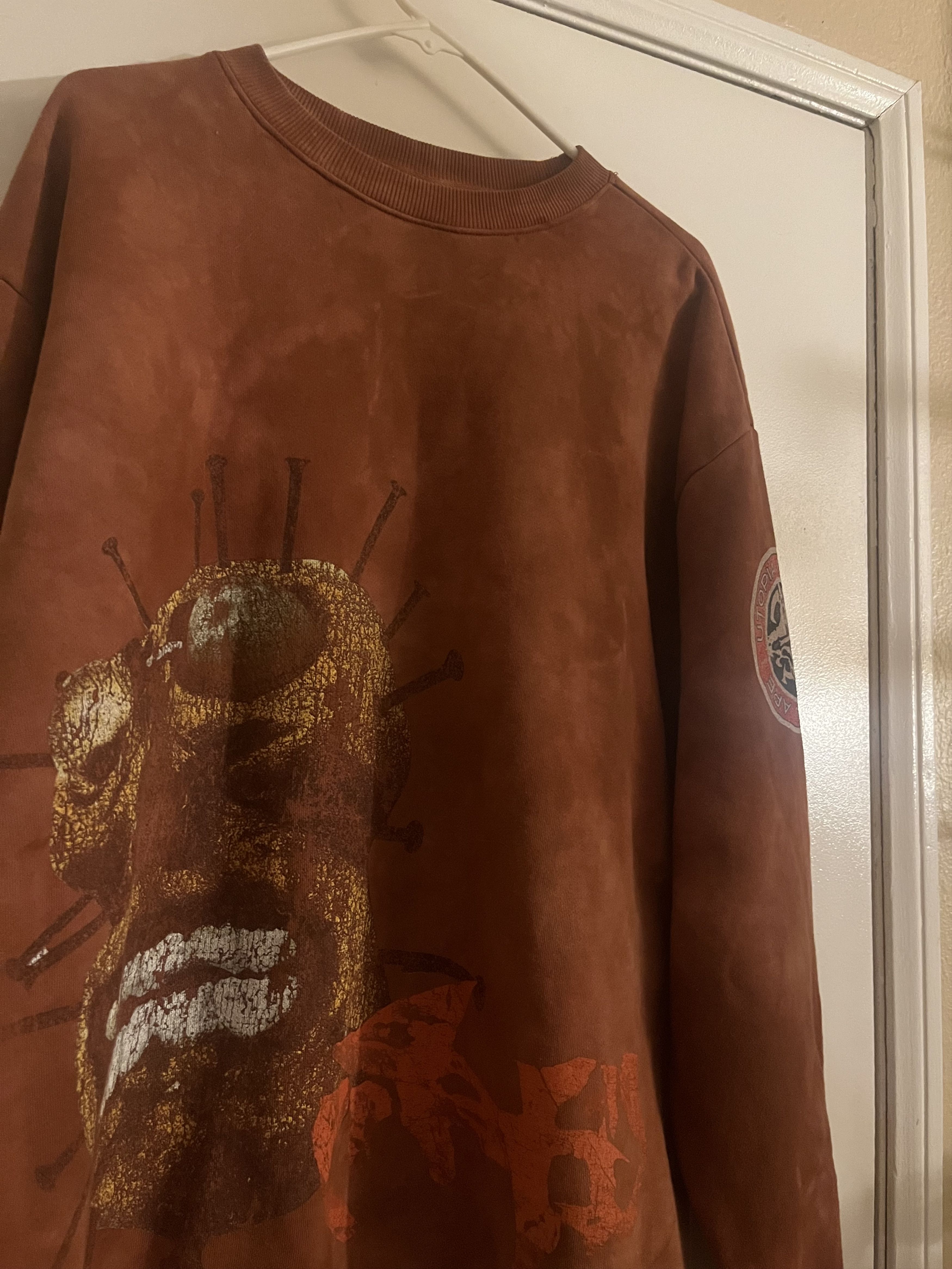 Travis Scott UTOPIA Circus Maximus Brown Sweatshirt Size US L / EU 52-54 / 3 - 1 Thumbnail