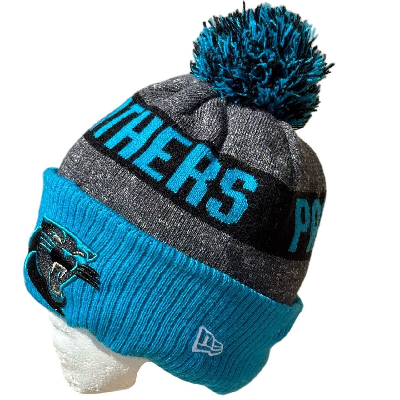 New Era Blue New Era Panthers Beanie Size ONE SIZE - 2 Thumbnail