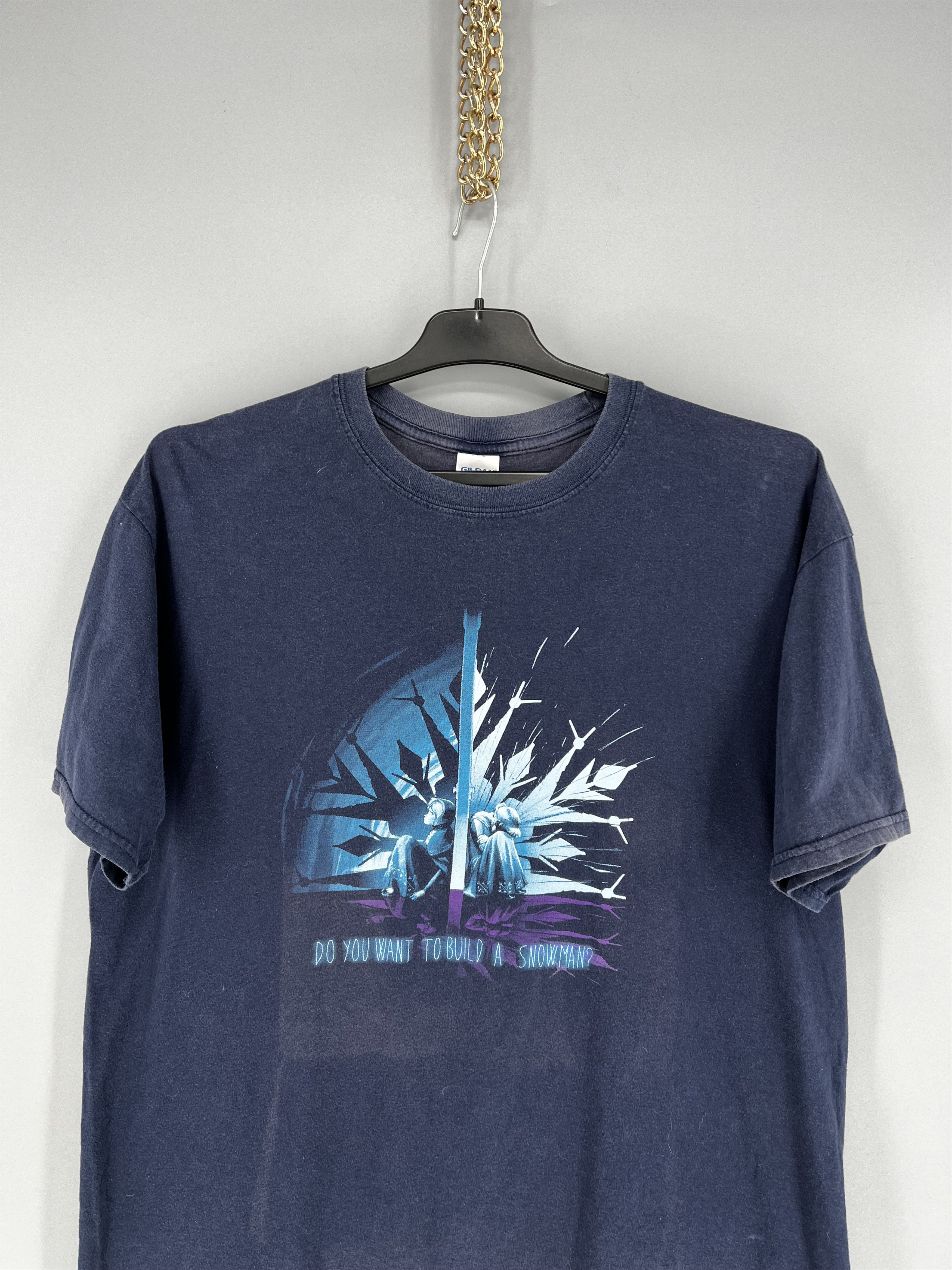 Band Tees Limited Edition Frozen Anna Elsa Snowman Faded T-Shirt XL Size US L / EU 52-54 / 3 - 6 Thumbnail
