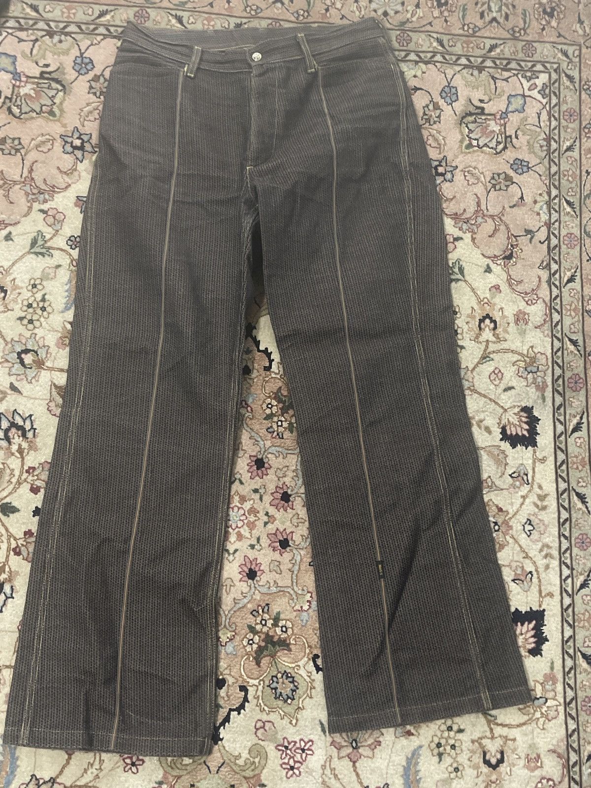 Kapital Kapital 5P FRISKO Sashiko Kakishibu Century Denim Size US 34 / EU 50 - 1 Thumbnail