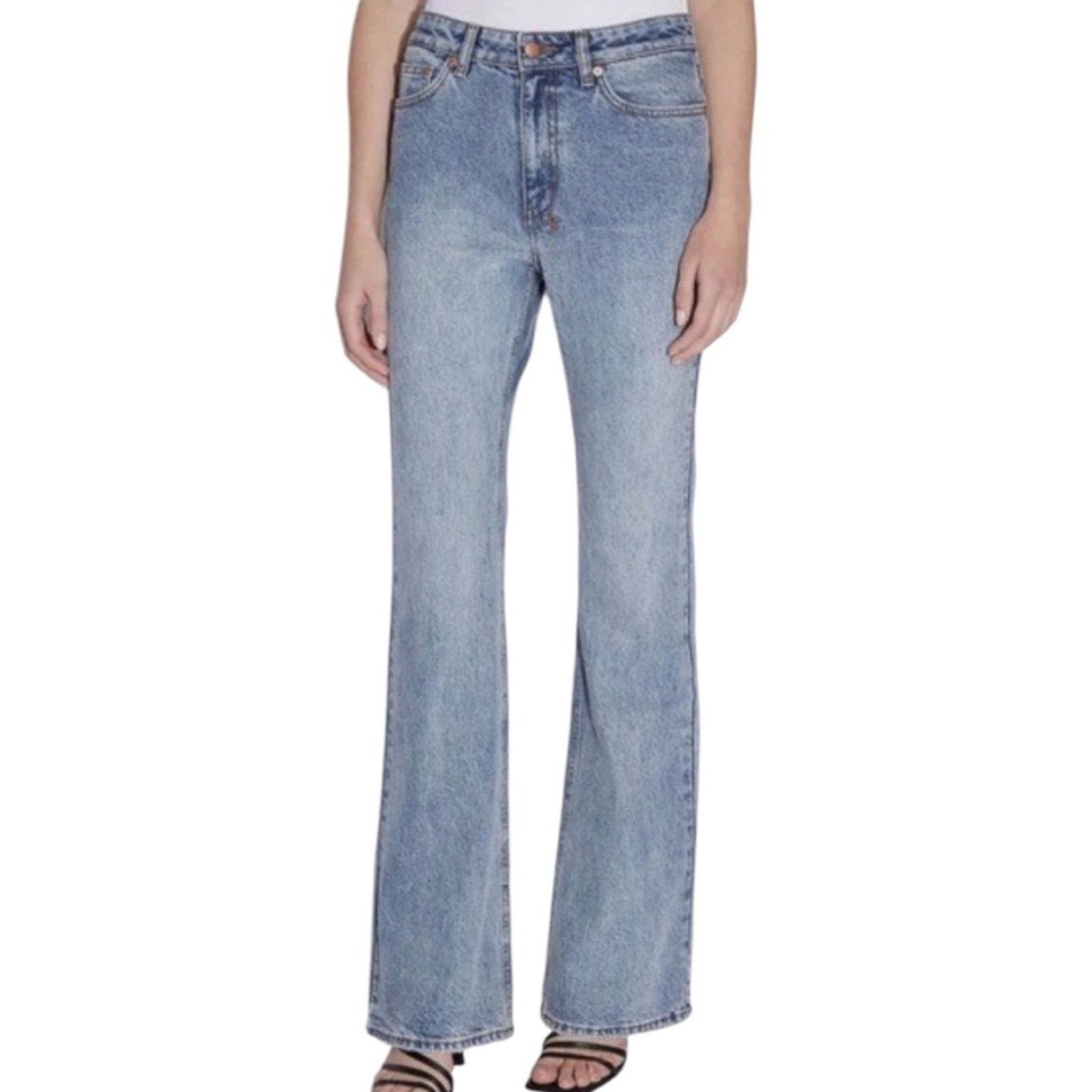 Ksubi Ksubi Soho Lifetime Bootcut Leg Blue Jeans Size 40" / US 18 - 1 Thumbnail
