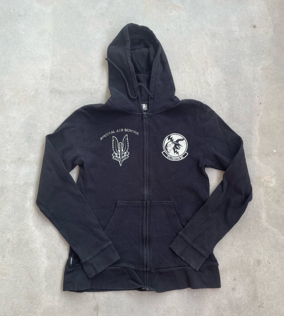 Avirex AVIREX 27TH FIGHTER ZIPPER HOODIE Size US L / EU 52-54 / 3 - 1 Thumbnail