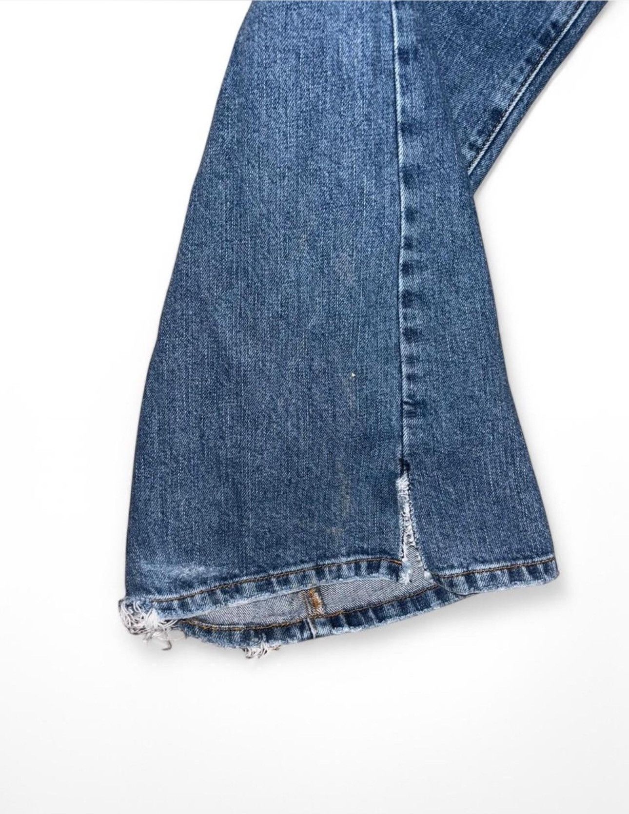 Lucky Brand × Vintage Lucky Brand Bootcut Denim with cut leg opening Size US 34 / EU 50 - 3 Thumbnail