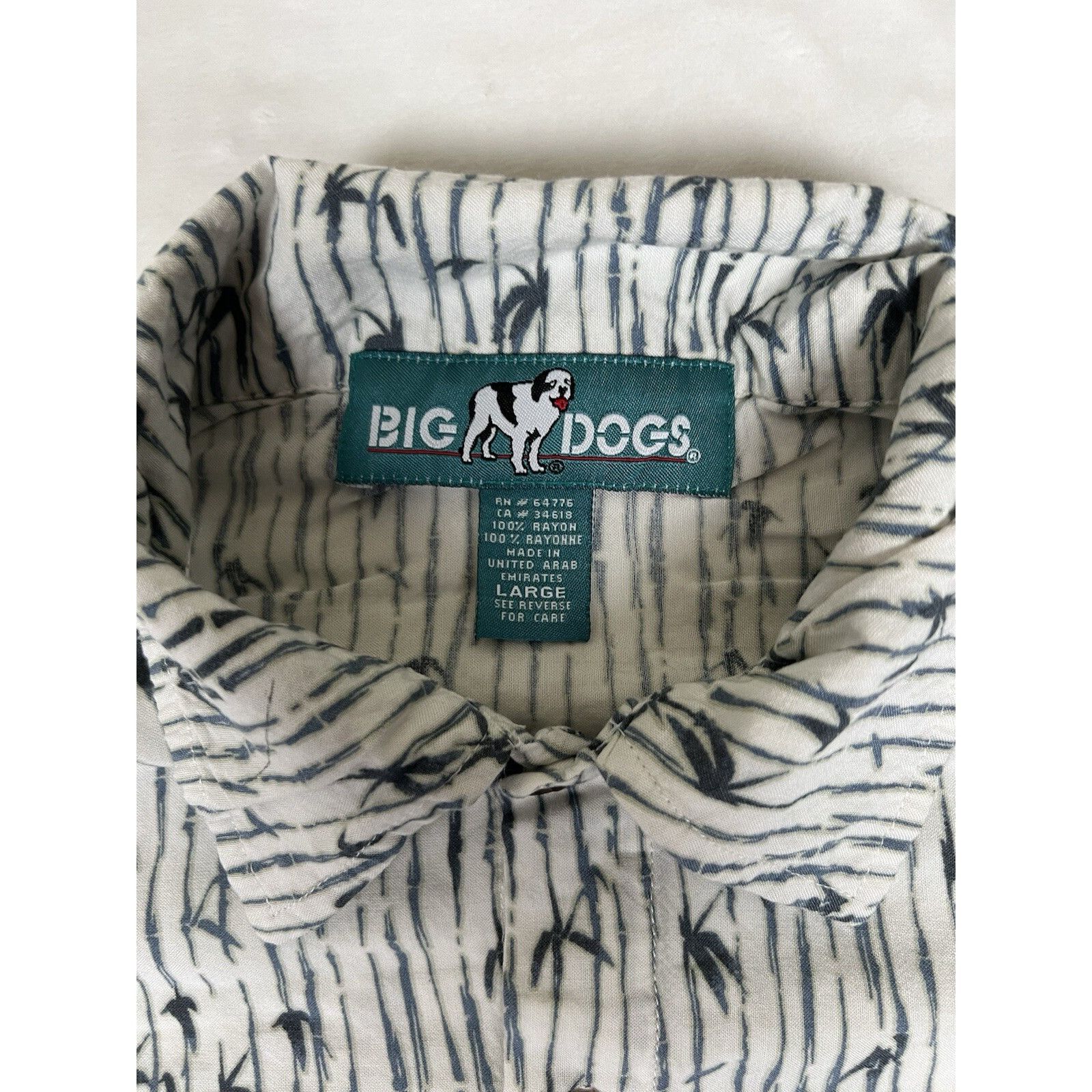 Big Dogs Vintage Big Dogs Hawaiian Shirt Size Large Short Sleeve Y2K Size US L / EU 52-54 / 3 - 3 Thumbnail