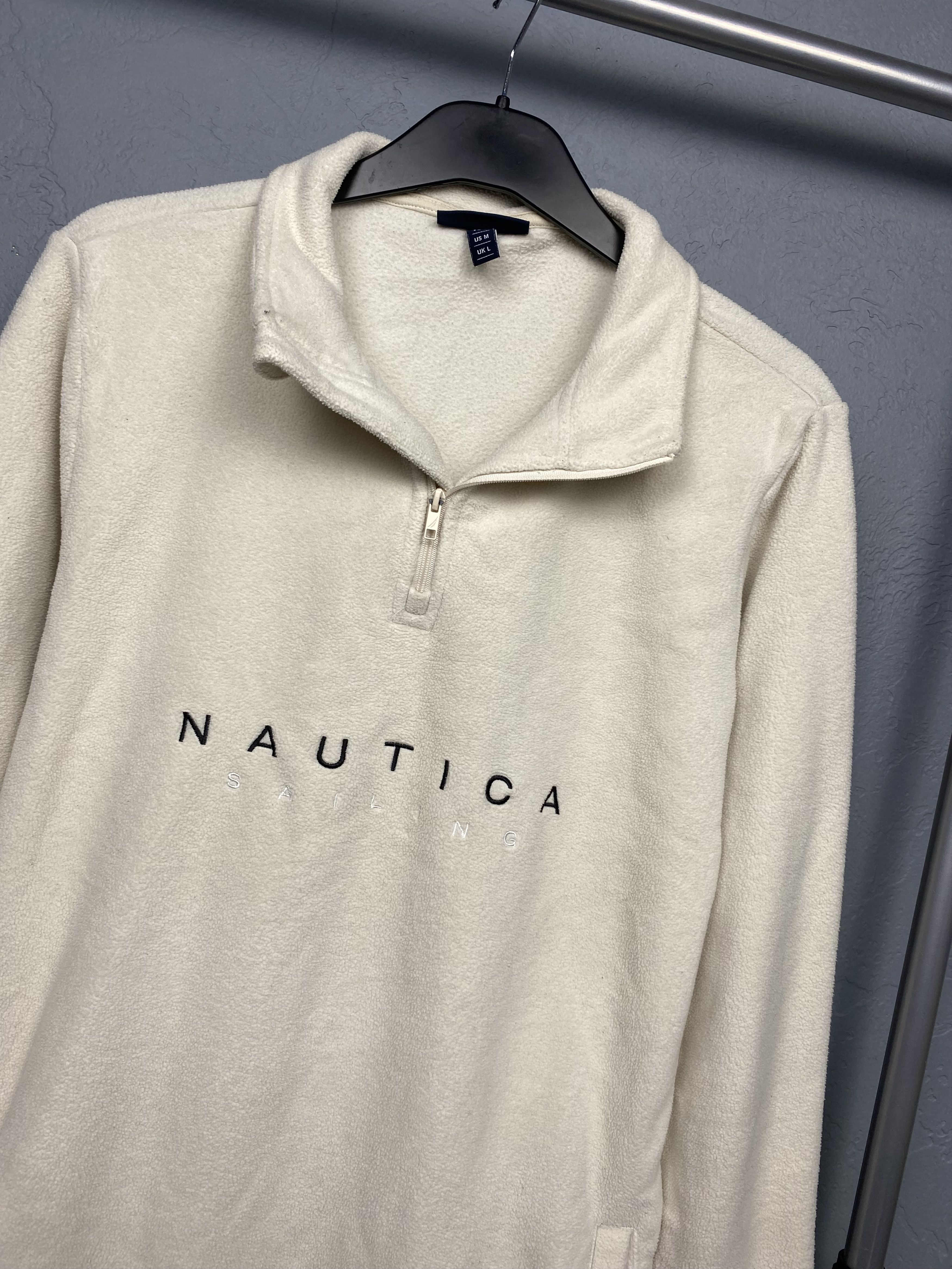 Nautica Nautica Sailing Mens 1\4 Quarter Zip Fleece Jacket Size US L / EU 52-54 / 3 - 2 Thumbnail