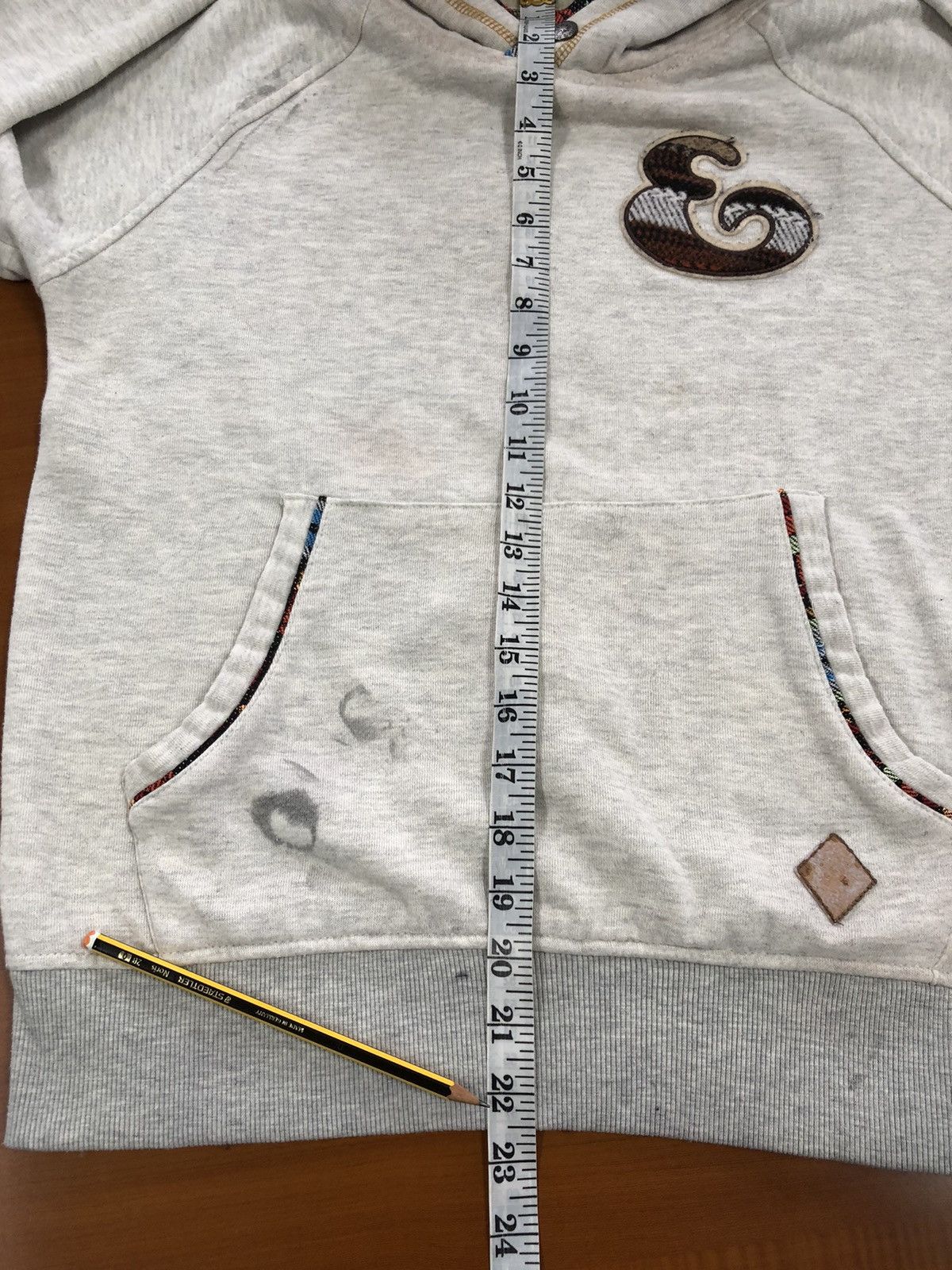Japanese Brand ILLS Distressed Hoodie Size M / US 6-8 / IT 42-44 - 20 Thumbnail