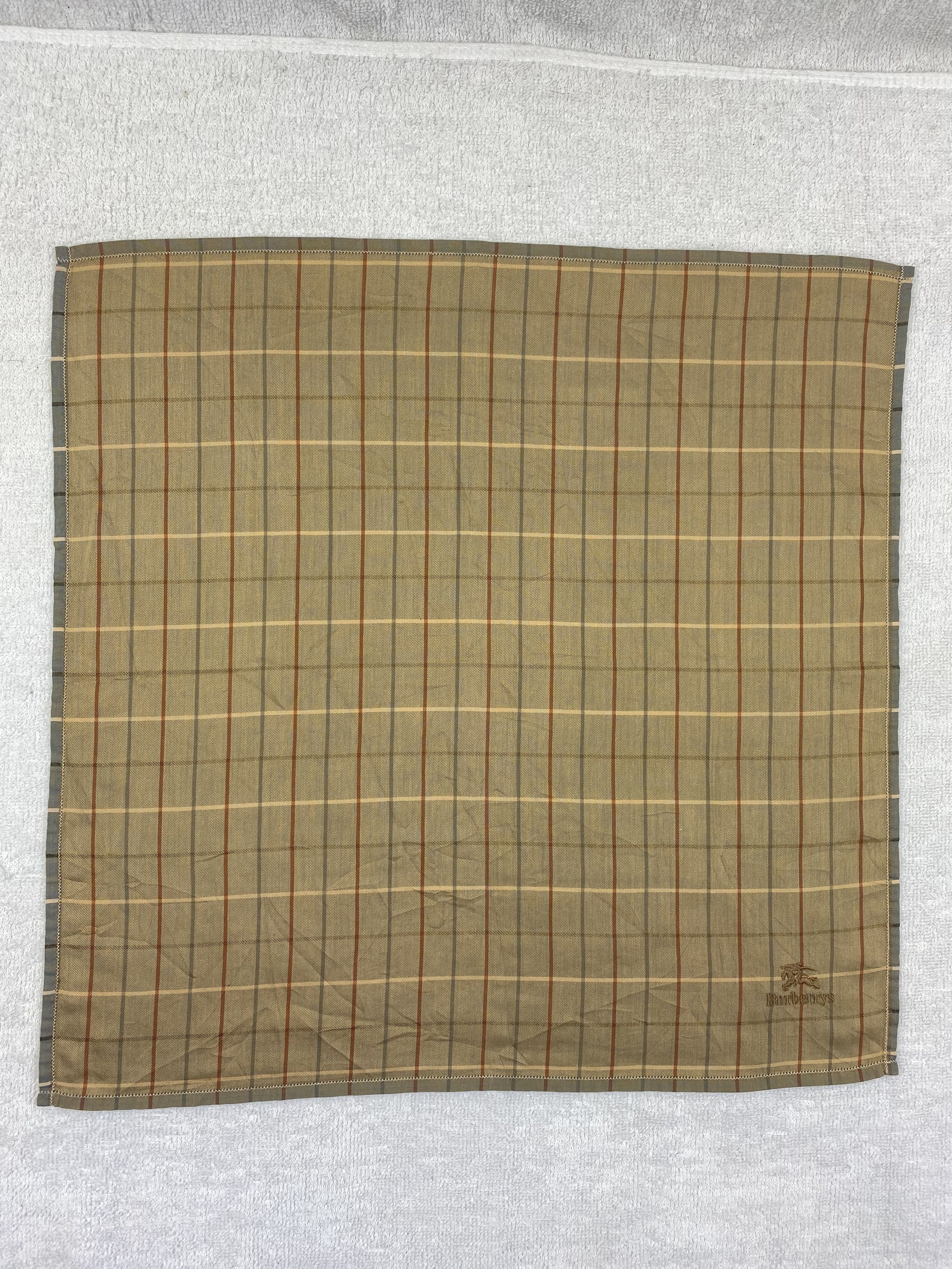 Burberry Vintage Burberrys Handkerchief / Bandana / Neckerchief Size ONE SIZE - 3 Thumbnail