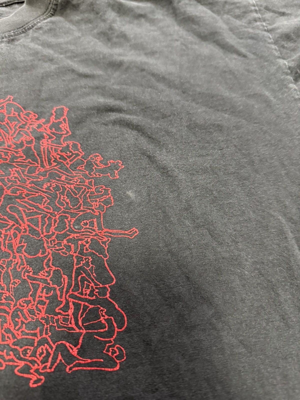 Vintage Sex Orgy Group Therapy XL T shirt Black Vintage Faded y2k Size US XL / EU 56 / 4 - 8 Thumbnail