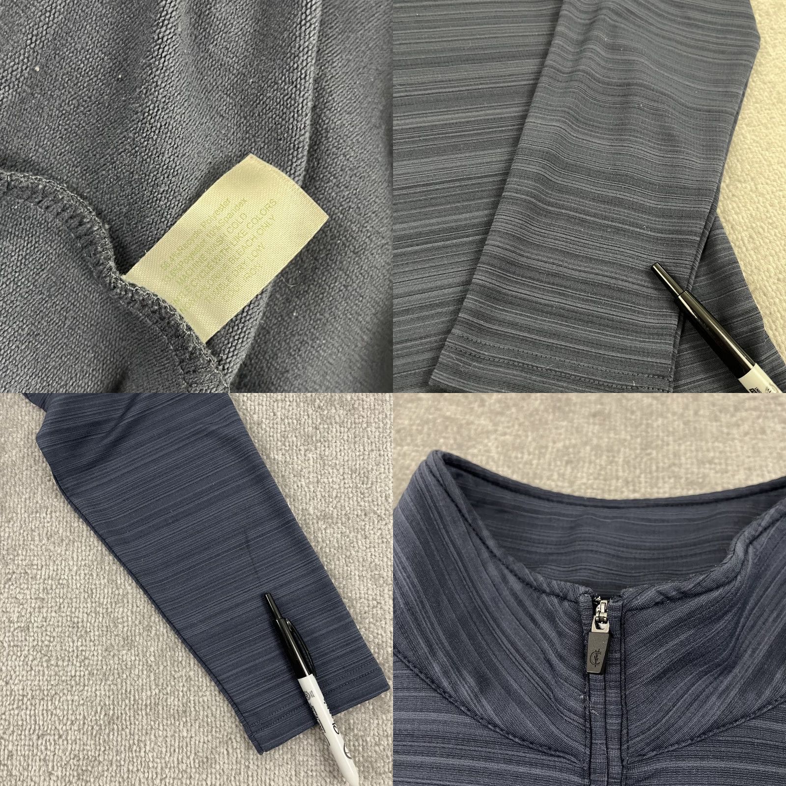 Vintage Criquet Jacket Mens Large Blue Pullover Performance Quarter Zip Golf Casual Stretch Size US L / EU 52-54 / 3 - 8 Thumbnail