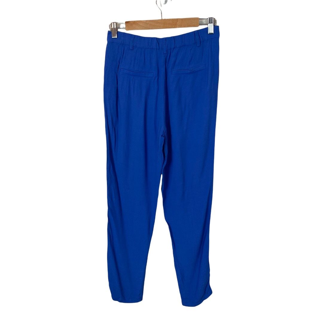 Madewell Madewell Typeset Trouser Blue Drapey Pleated Ankle Pants 2 Size 26" / US 2 / IT 38 - 1 Thumbnail