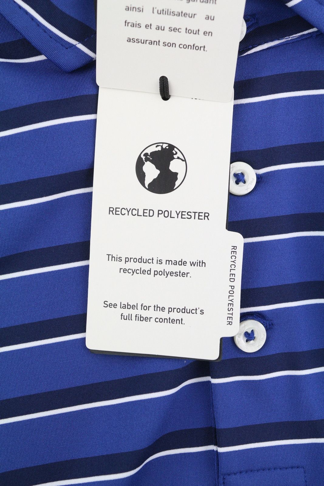 RLX Ralph Lauren GOLF 2XL Blue Striped Polo 84558 Size US XXL / EU 58 / 5 - 7 Thumbnail