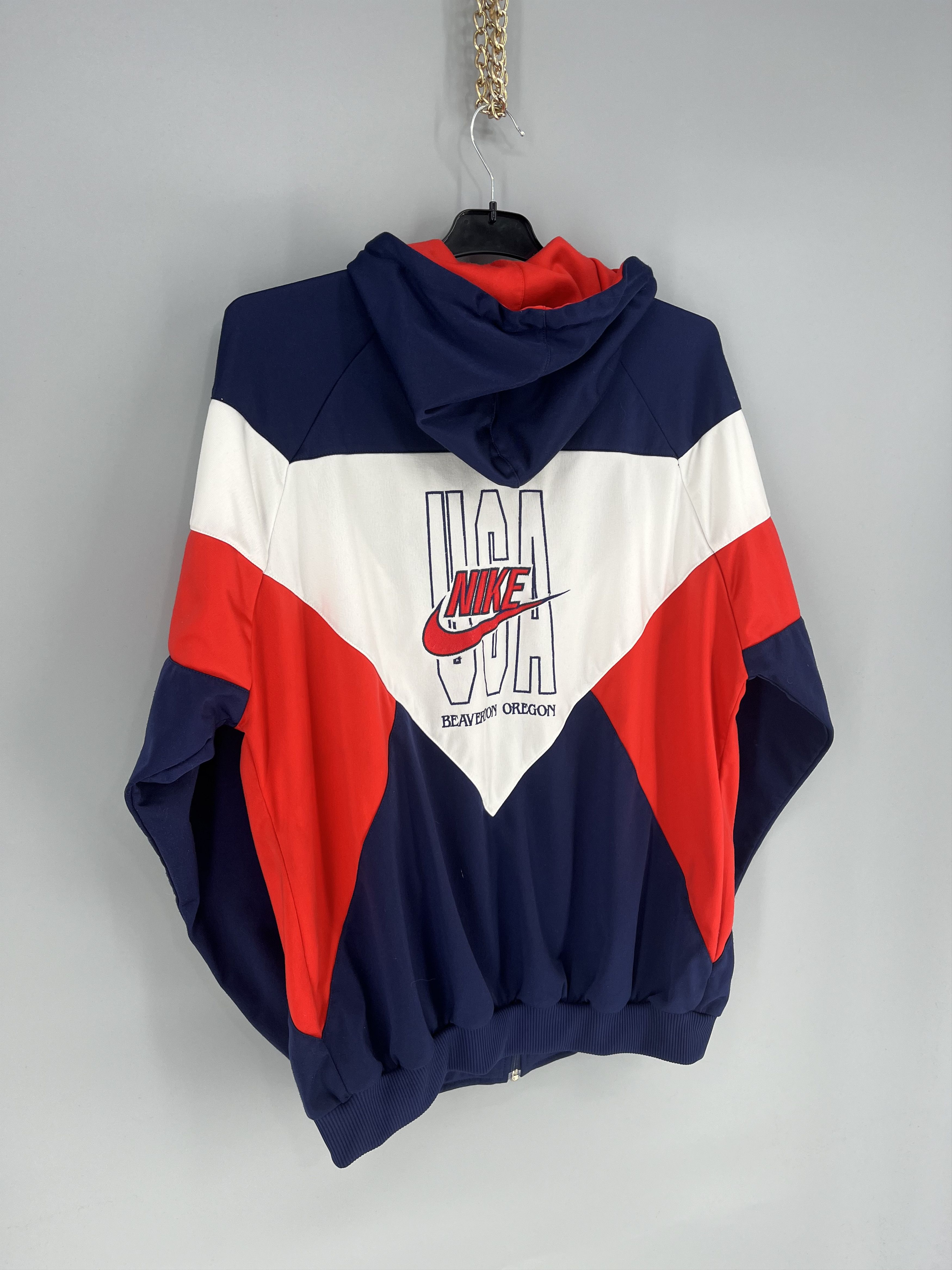 Nike Nike Vintage 90s Sweatshirt Zip Swoosh Hype Rare Size US L / EU 52-54 / 3 - 10 Thumbnail