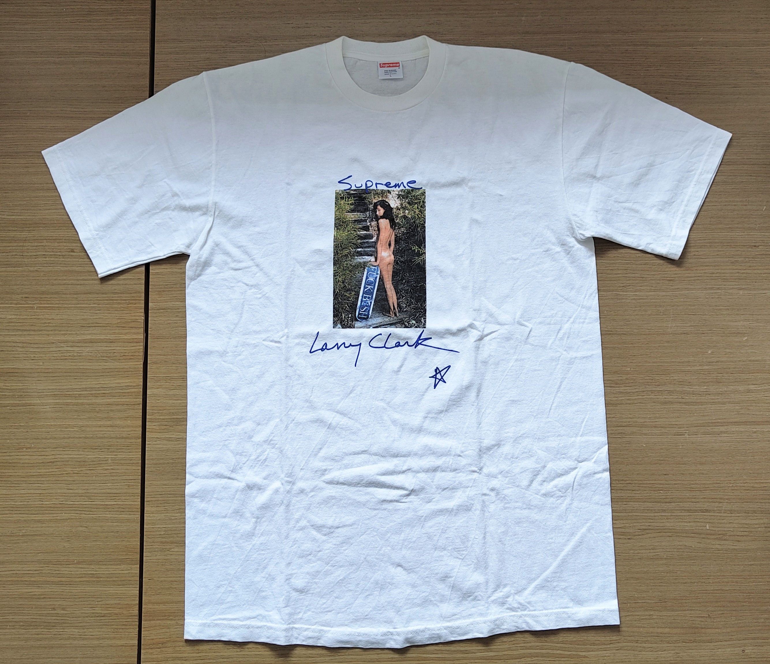 SS17 Supreme Larry Clark girl tee shirt white medium fashion new