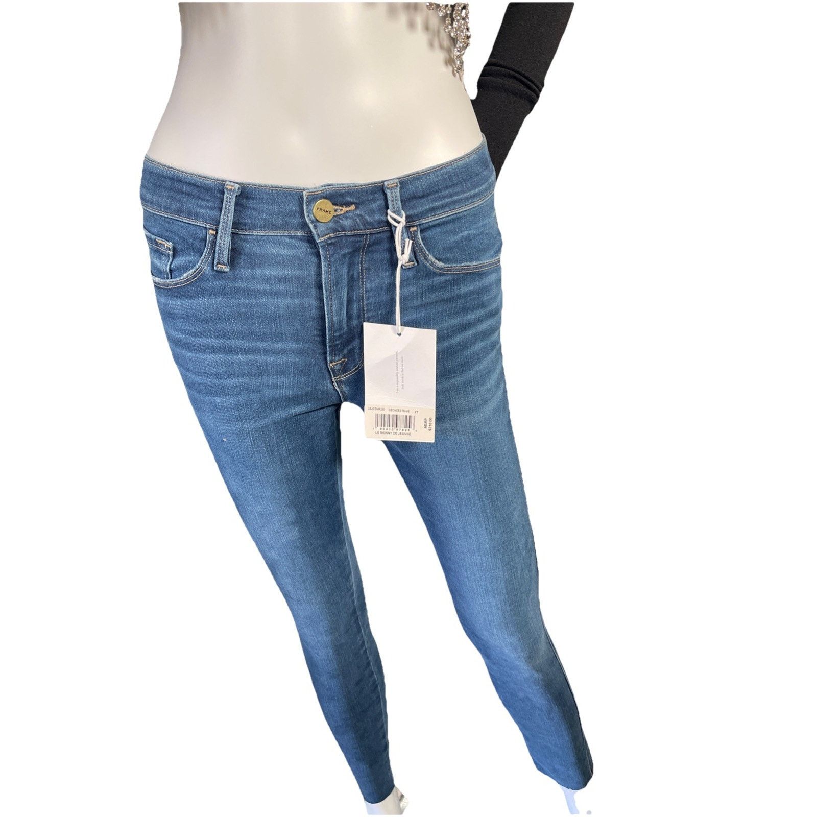 Frame Frame Denim Le Skinny De Jeanne Ankle MidRise Decades Jeans Size 27" / US 4 / IT 40 - 1 Thumbnail
