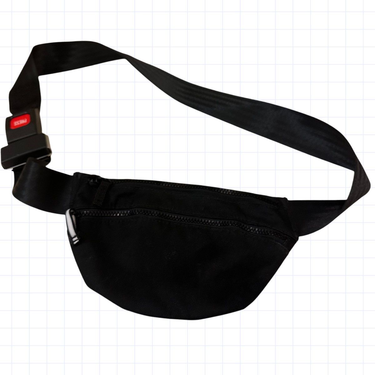 Vintage Untagged 1 of 1 Seatbelt Side Bag Fanny Pack Buckle Parody Size ONE SIZE - 2 Thumbnail