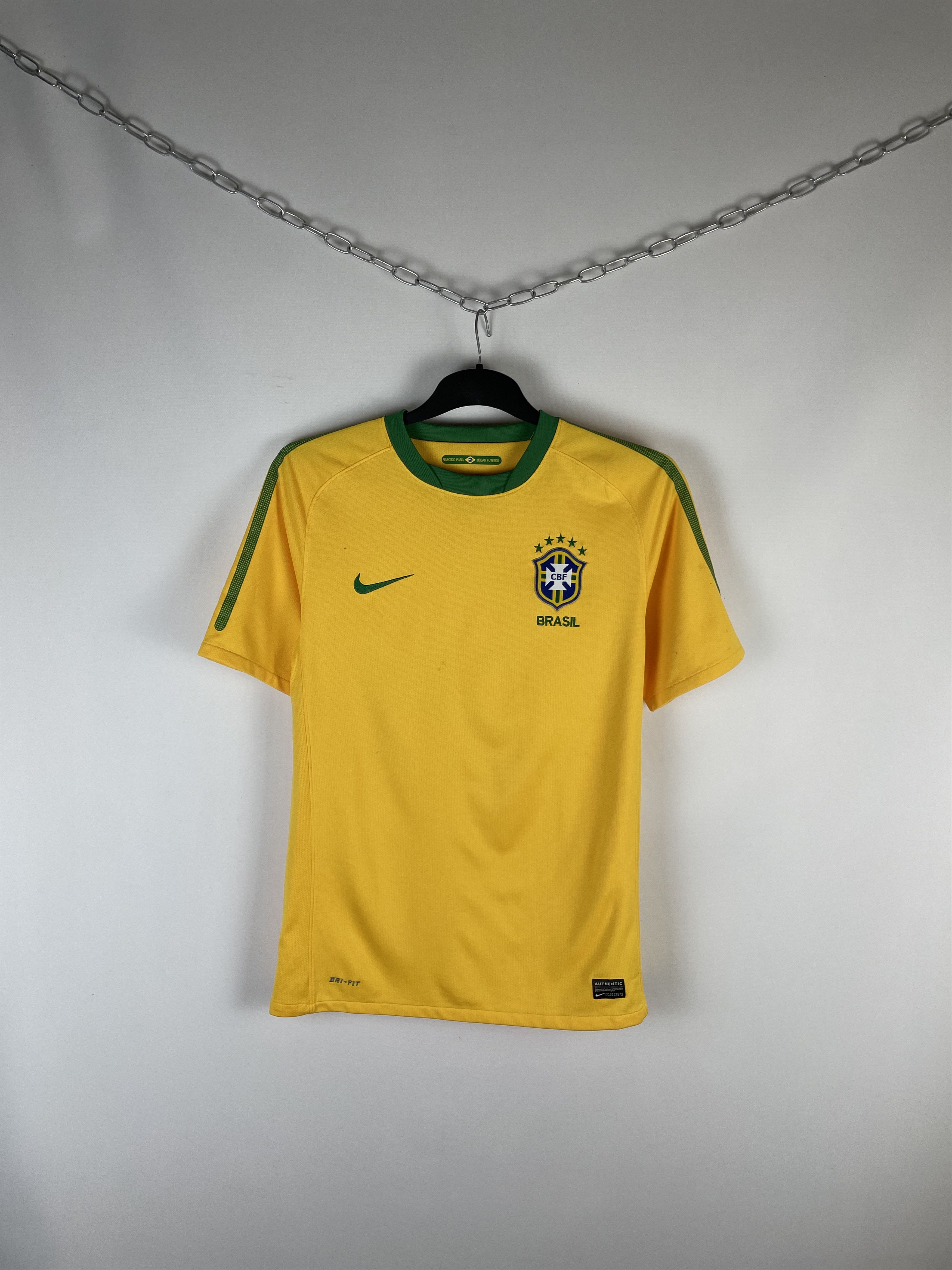Nike Vintage Brazil Nike Soccer Jersey Size US M / EU 48-50 / 2 - 1 Thumbnail