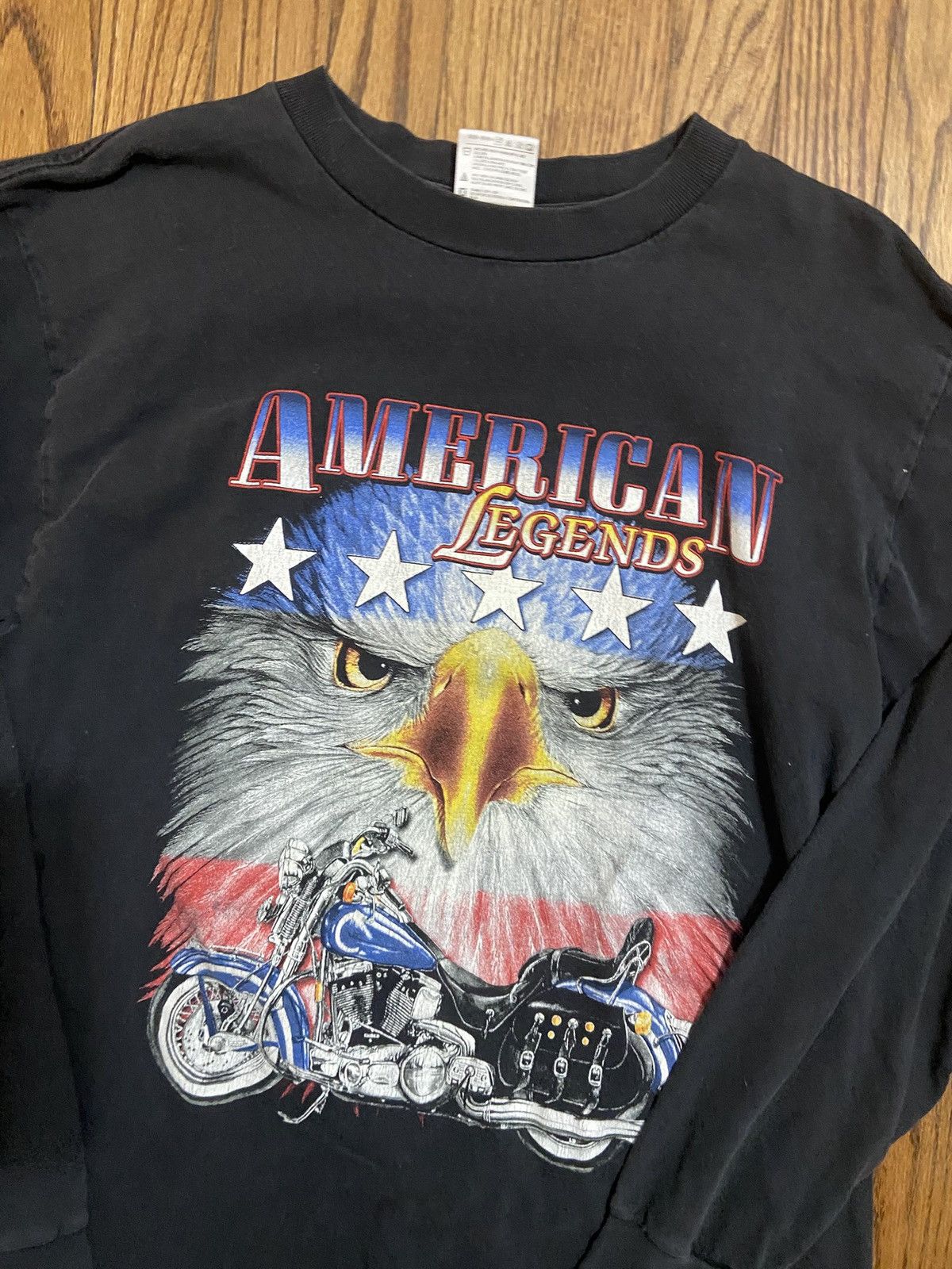 Vintage Vintage biker eagle long sleeve t shirt Size US L / EU 52-54 / 3 - 3 Thumbnail