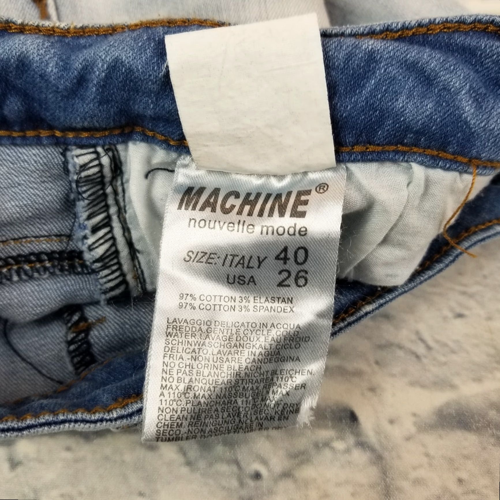 Toy Machine Machine Jeans Juniors Size 1 / 26 Distressed Stretch Jeggings Denim Blue 5-Pocket Slim Fit Womens Jeans Size 25" / US 0 / IT 36 - 6 Thumbnail