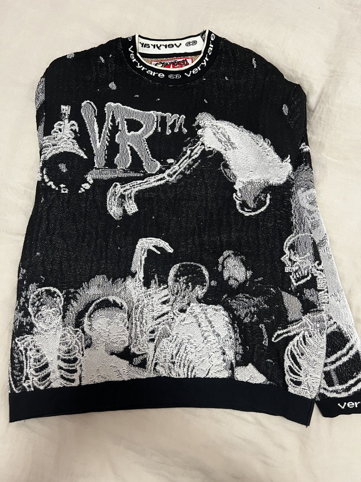 Playboi Carti × Very Rare playboi carti die lit knitted sweater Grailed