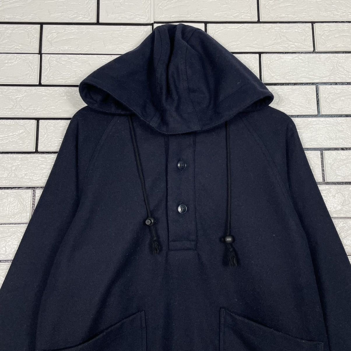 Other Something Wool Anorak Hoodie Coat Made In France Size M / US 6-8 / IT 42-44 - 2 Thumbnail