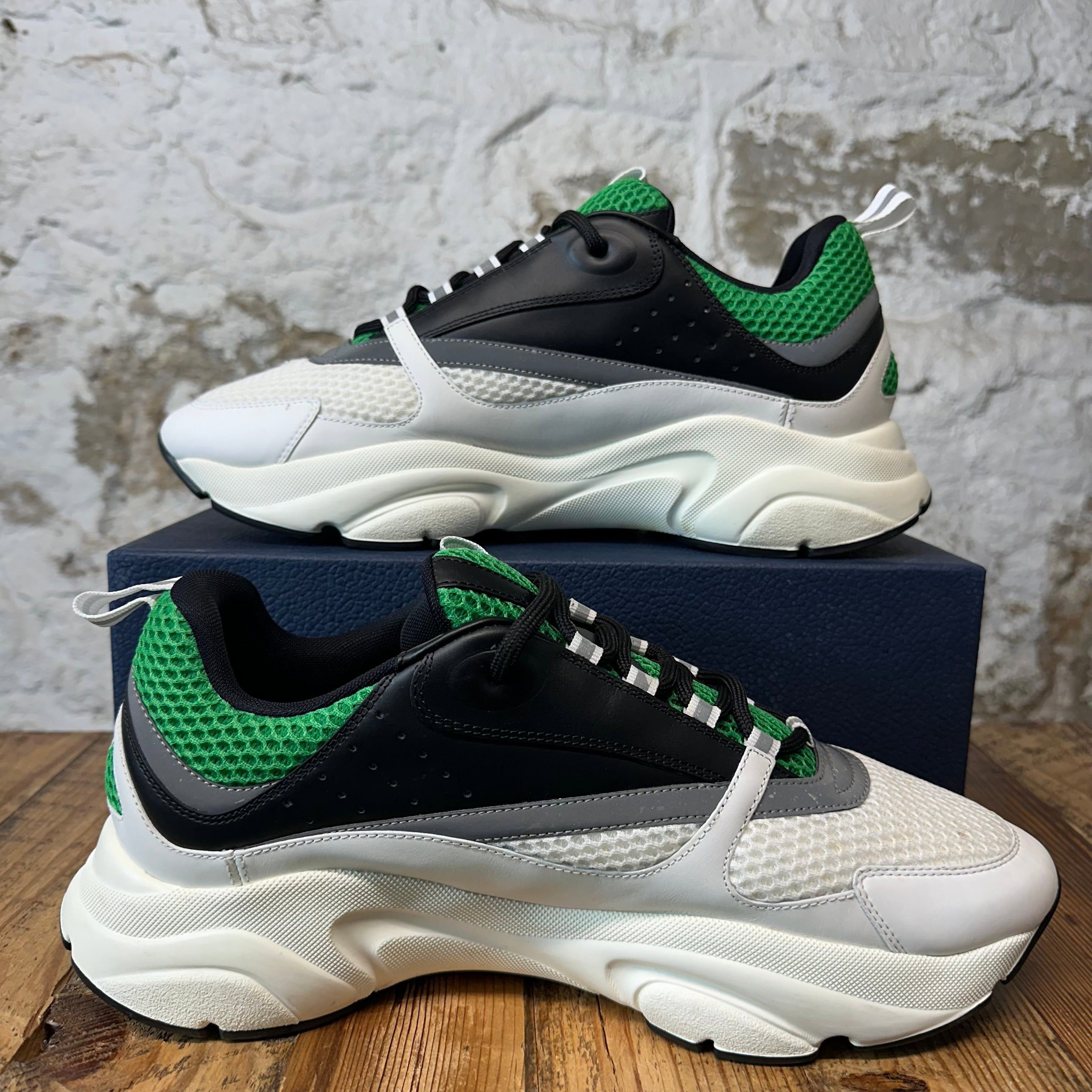 Dior Dior B22 Green Black White Sneaker Sz 14 (47) Size US 14 / EU 47 - 2 Thumbnail