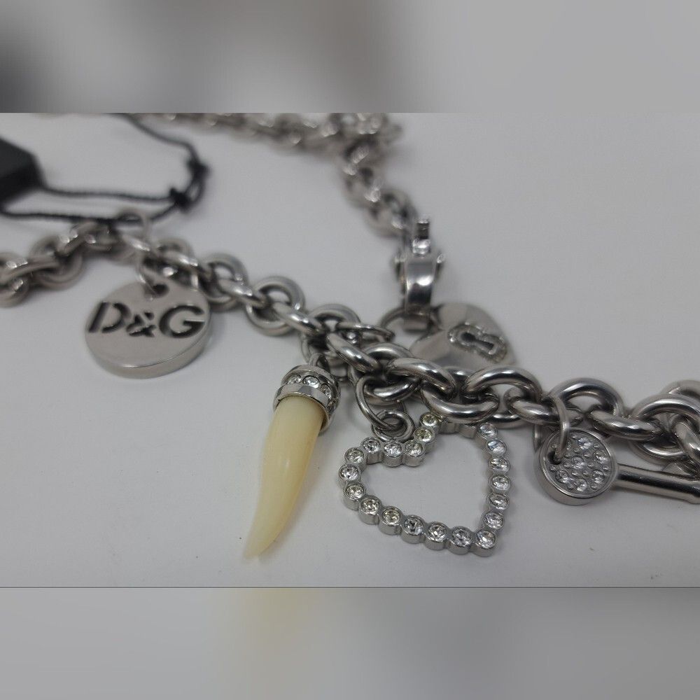 Dolce & Gabbana NWT Dolce & Gabbana D&G Jewels Necklace Jewelry Stainless S Size ONE SIZE - 7 Thumbnail