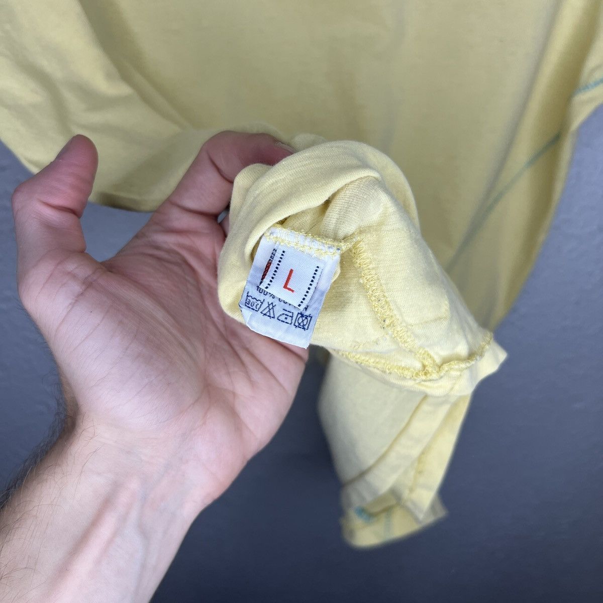 Evisu Vintage Evisu Tshirt Tee 90s Cowboys Print Pattern Yellow Size US M / EU 48-50 / 2 - 8 Thumbnail