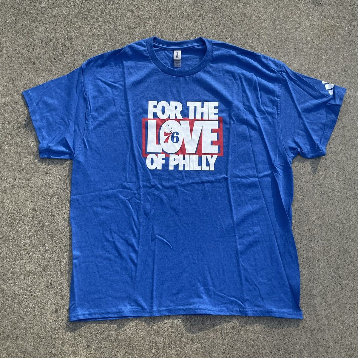 NBA Brand New For The Love of Philly Sixers Blue 76ers Official Size US XL / EU 56 / 4 - 2 Thumbnail