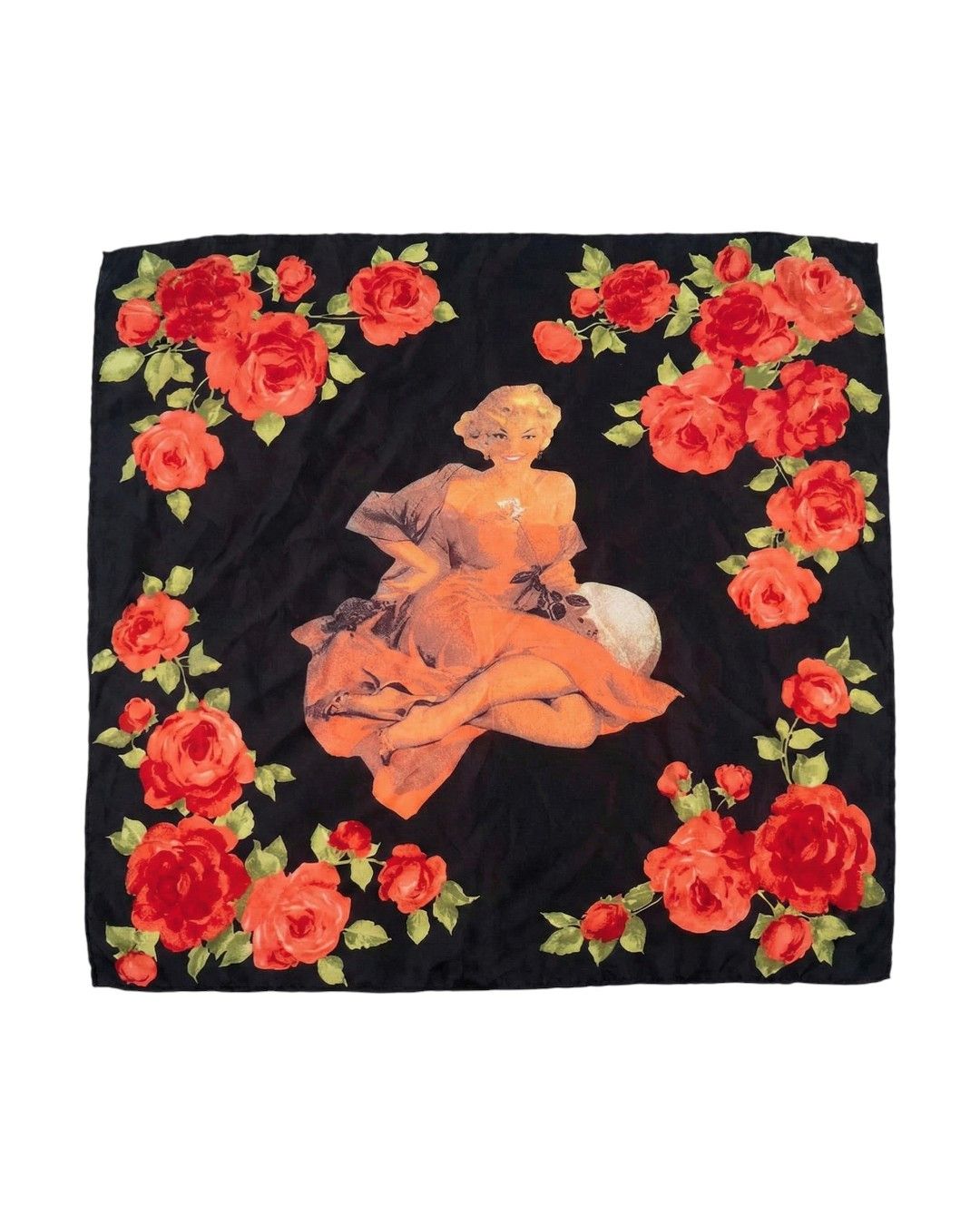 Dolce & Gabbana PIN UP PRINTED SILK SCARF Size ONE SIZE - 1 Thumbnail