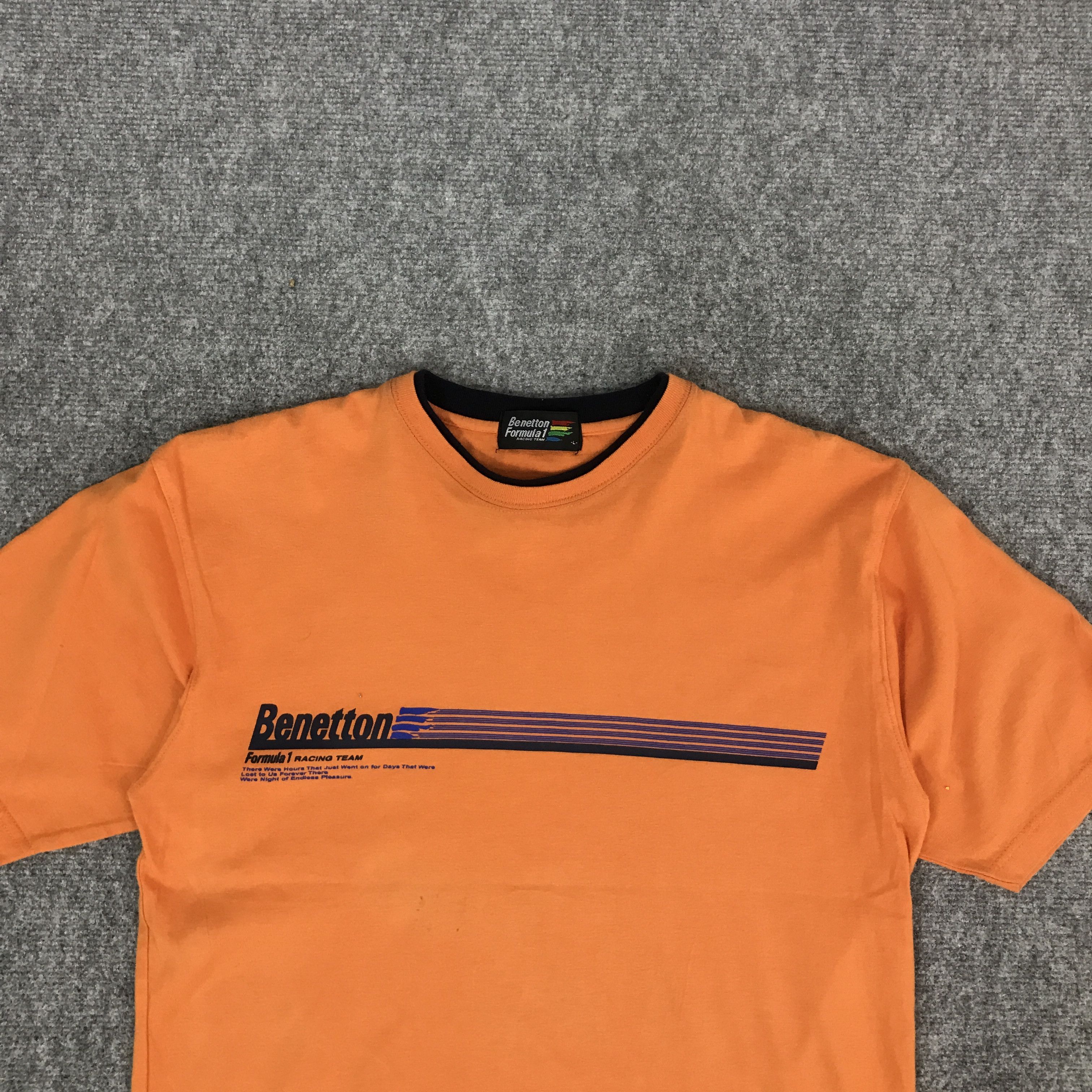 Benetton BENETTON FORMULA 1 RACING TEAM TSHIRTS Size US L / EU 52-54 / 3 - 3 Thumbnail