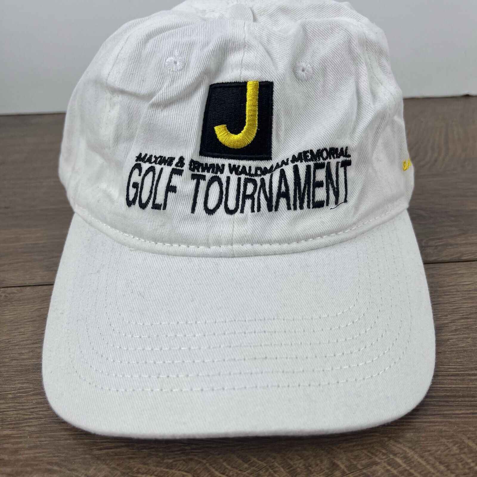 Other Maxine Erwin Waldman Golf Tournament Hat White Hat Adjustabl Size ONE SIZE - 5 Thumbnail