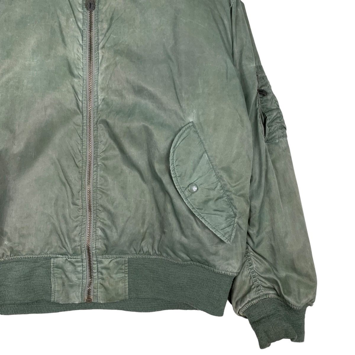 Japanese Brand ABURAYSIA Green Bomber Jacket #1024-C46 Size US L / EU 52-54 / 3 - 4 Thumbnail