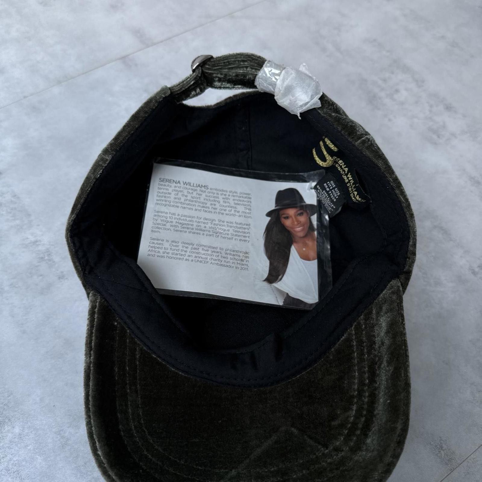 Other Y2K Serena Williams 00s Green velvet hat SnapBack NWT Size ONE SIZE - 5 Thumbnail