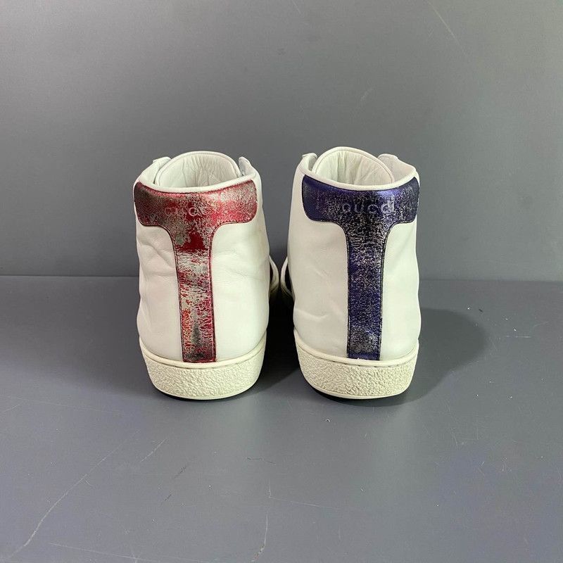 Gucci Gucci Ace High-Top Sneaker in White -2508 Size US 7.5 / EU 40-41 - 3 Thumbnail