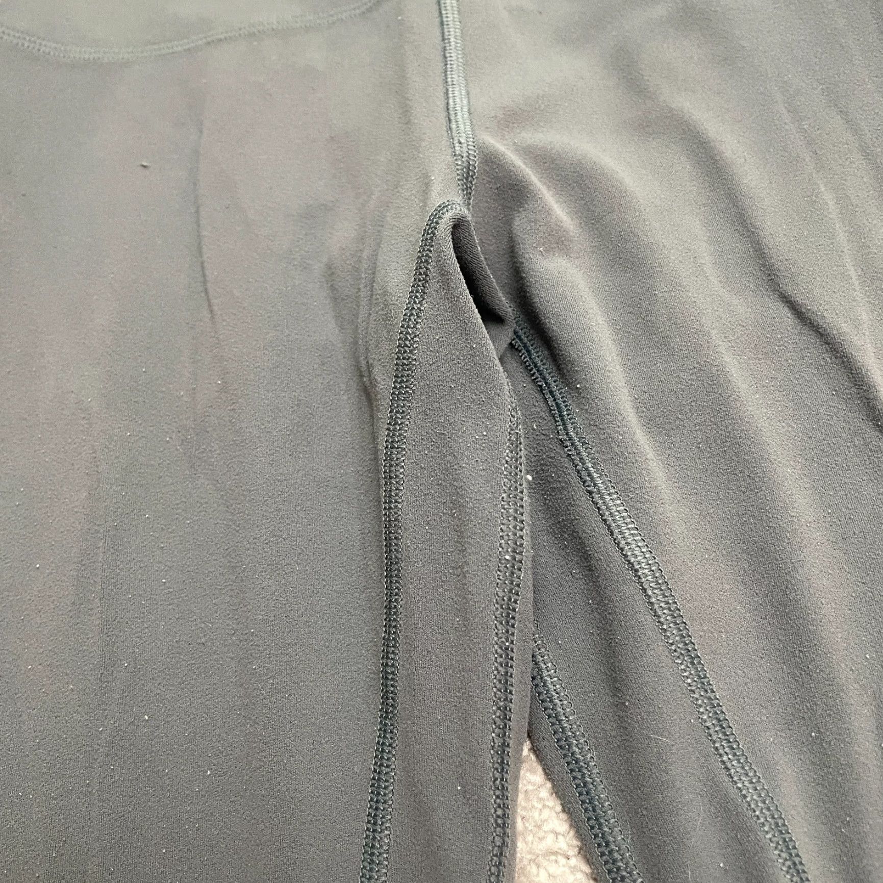 Lululemon VINTAGE Lululemon Compression Leggings Womens 4 Dark Gray Active Yoga Gym Athletic 22x22 Size 27" / US 4 / IT 40 - 6 Thumbnail