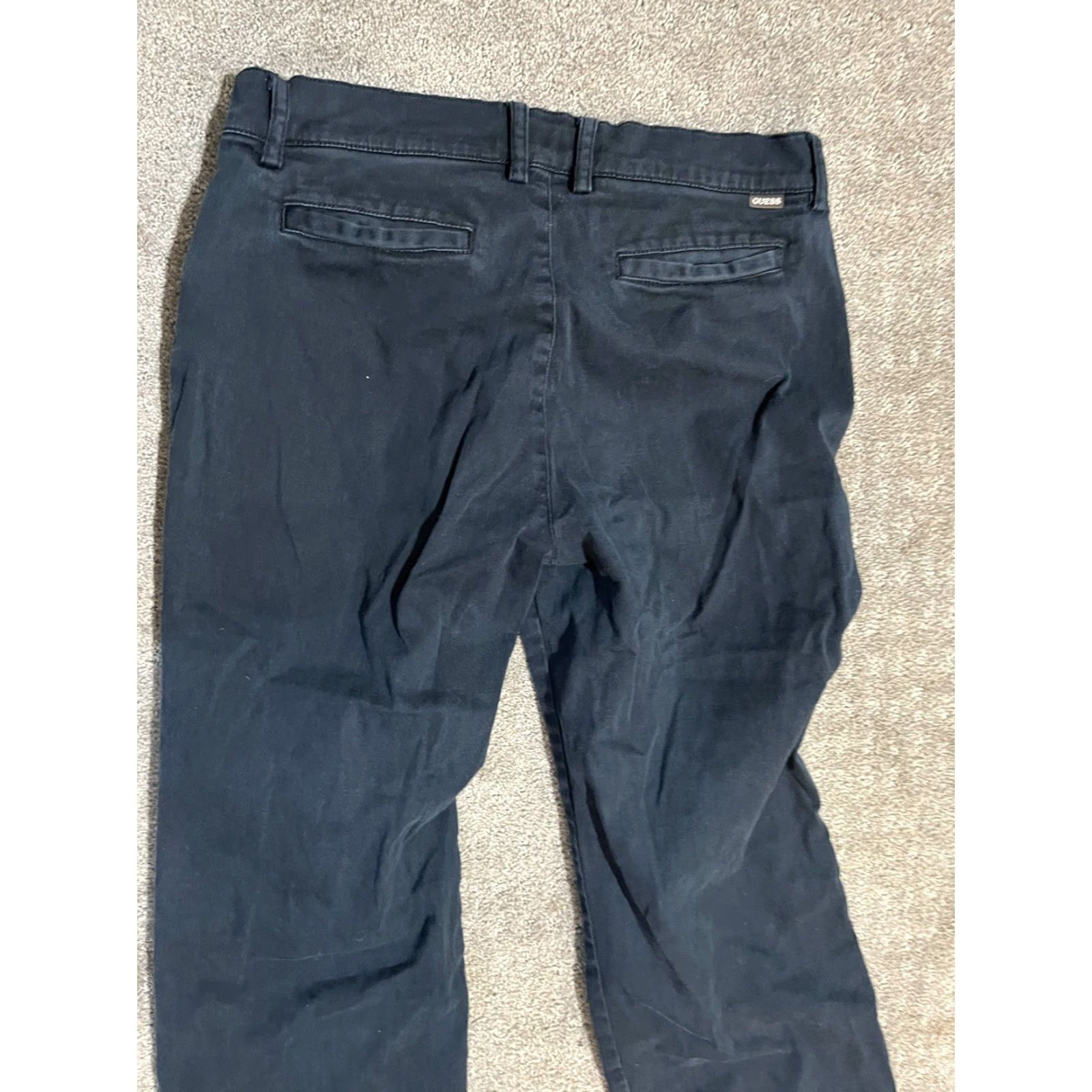Guess VINTAGE GUESS Women Jeans Blue Straight Leg 29 Regular Mid-Rise Lightweight 29 In. Mens/Girls/Womens (choose appropriate end) Size 29" - 4 Thumbnail
