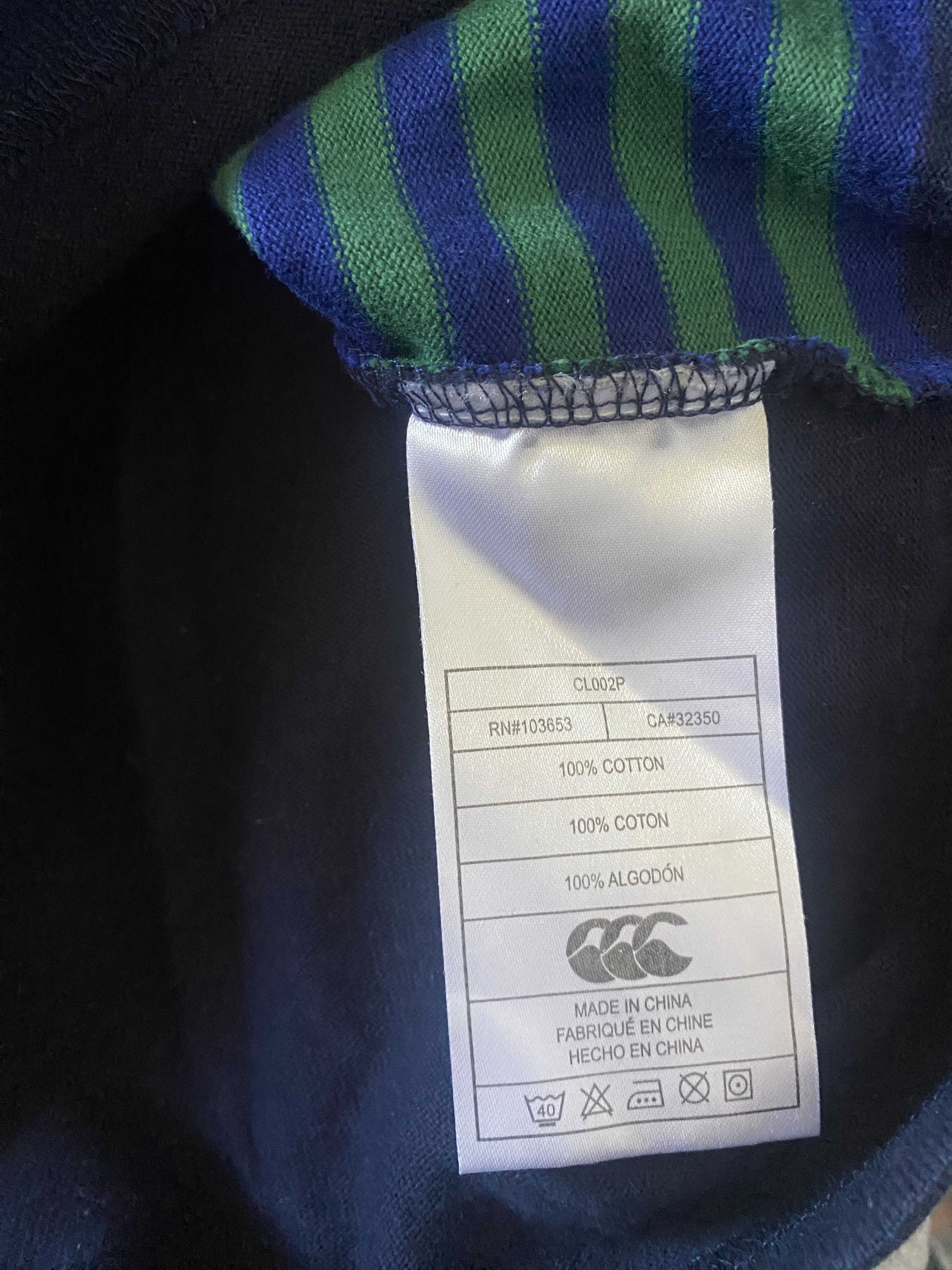 Canterbury of New Zealand Rugby Jersey RBS Nations - XL - #6 - Canterbury - UNIQUE Size US XL / EU 56 / 4 - 5 Thumbnail