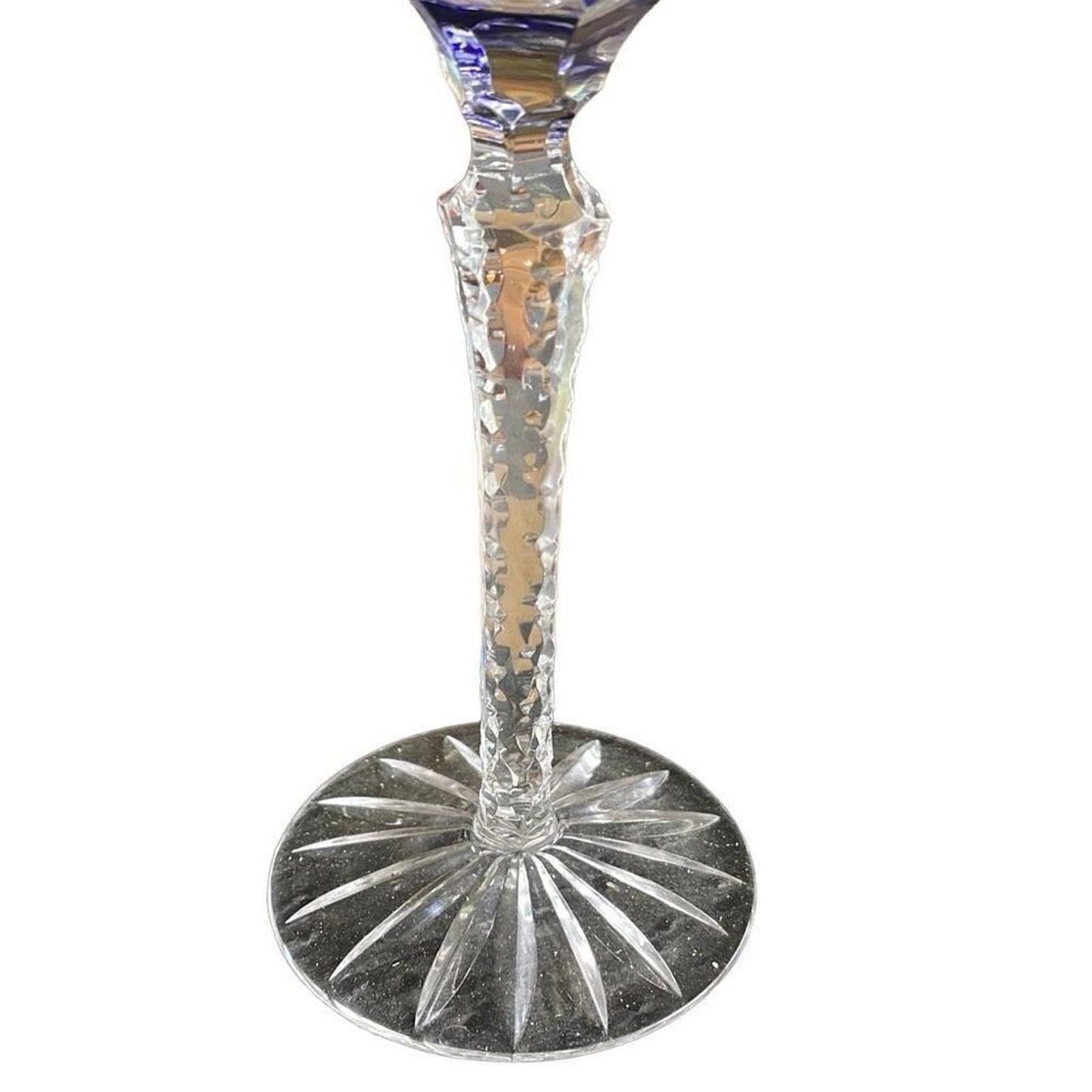 La Martina AJKA Martista wine cobalt blue 8 1/4 tall wine glass Size ONE SIZE - 7 Thumbnail