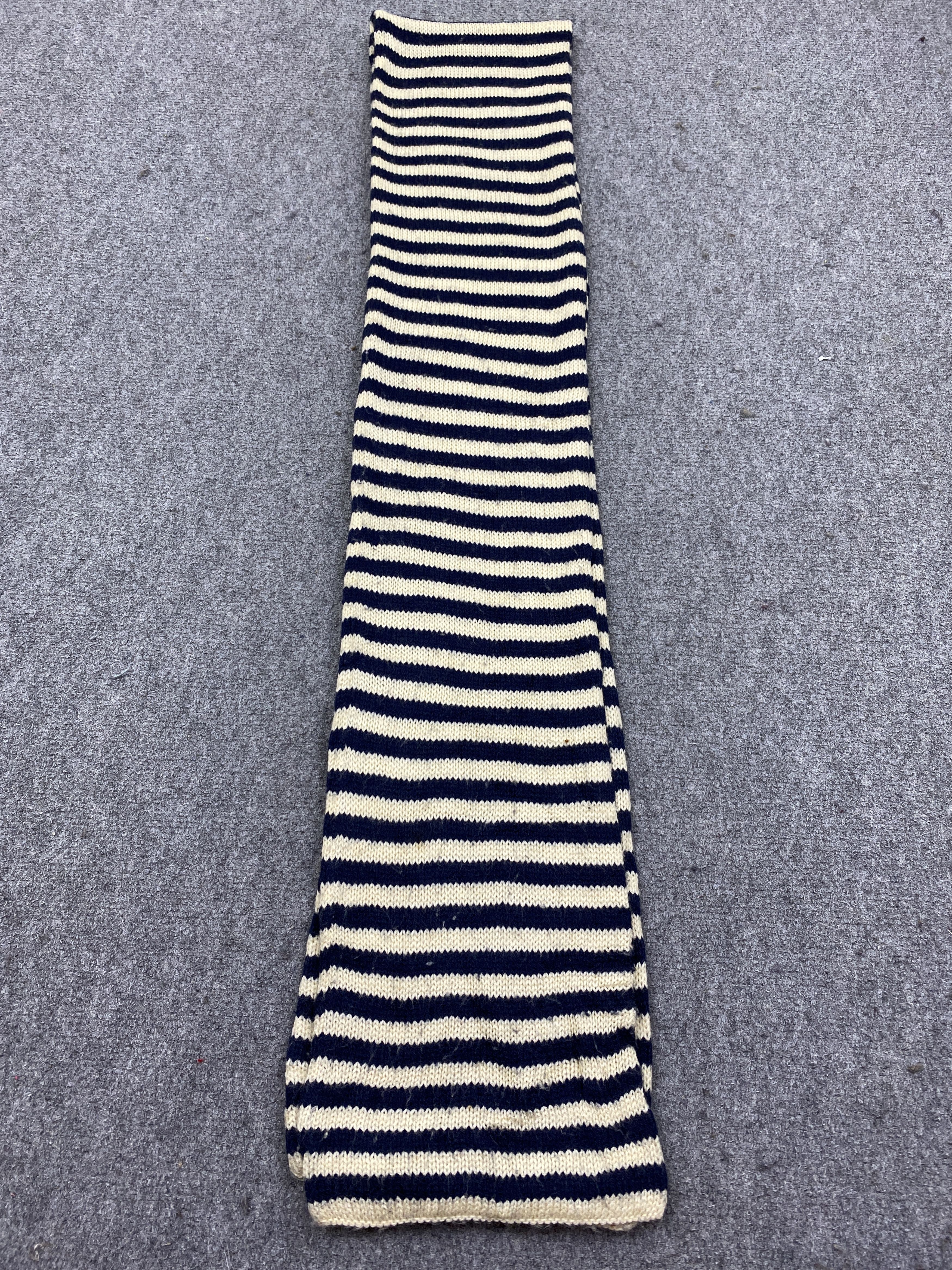 Japanese Brand Vintage Piko Scarf Muffler Wool Scarves SC0284 Size ONE SIZE - 3 Thumbnail