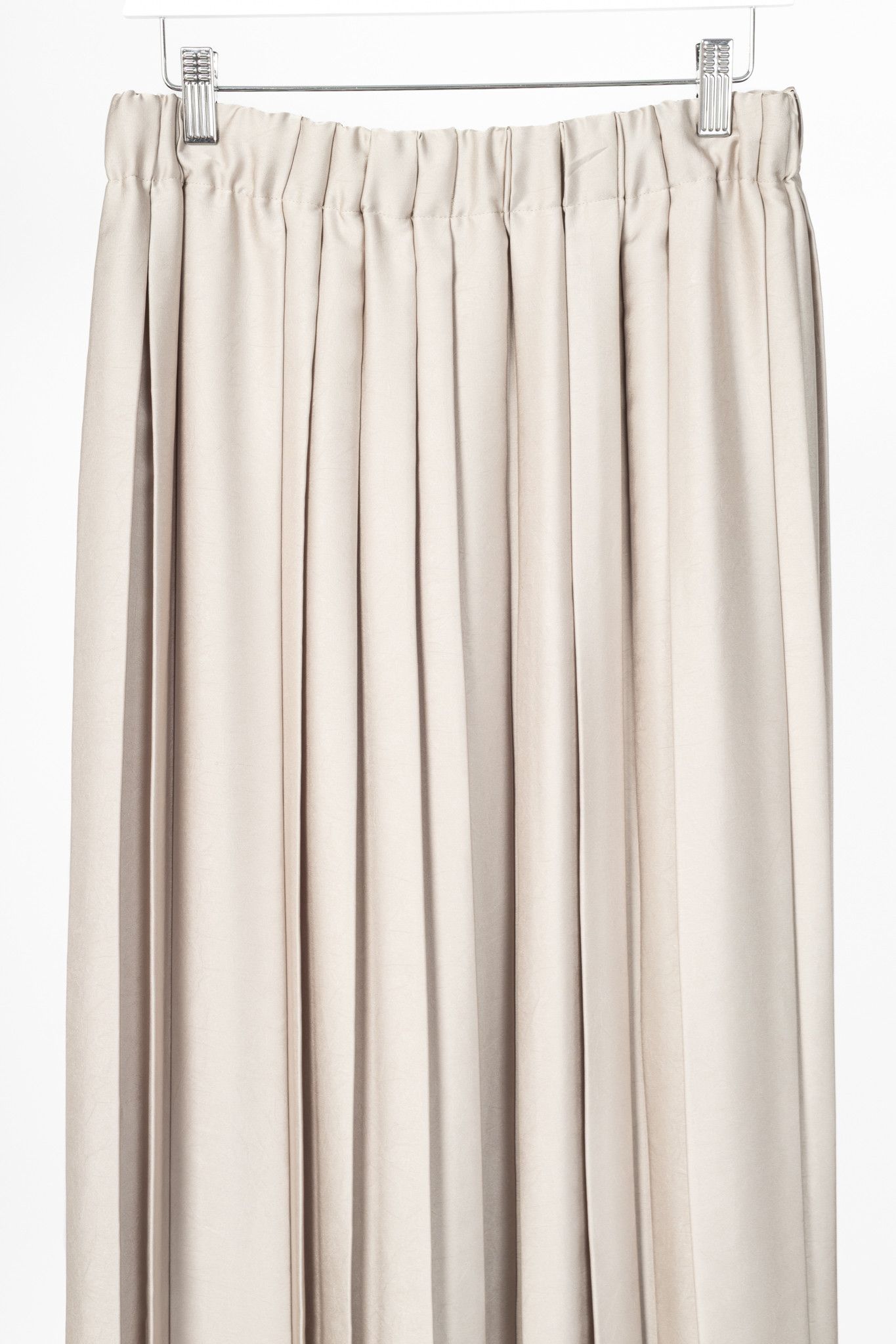 Tibi Tibi Light Tan Feather Weight Pleated Pull On Skirt Size 28" / US 6 / IT 42 - 3 Thumbnail
