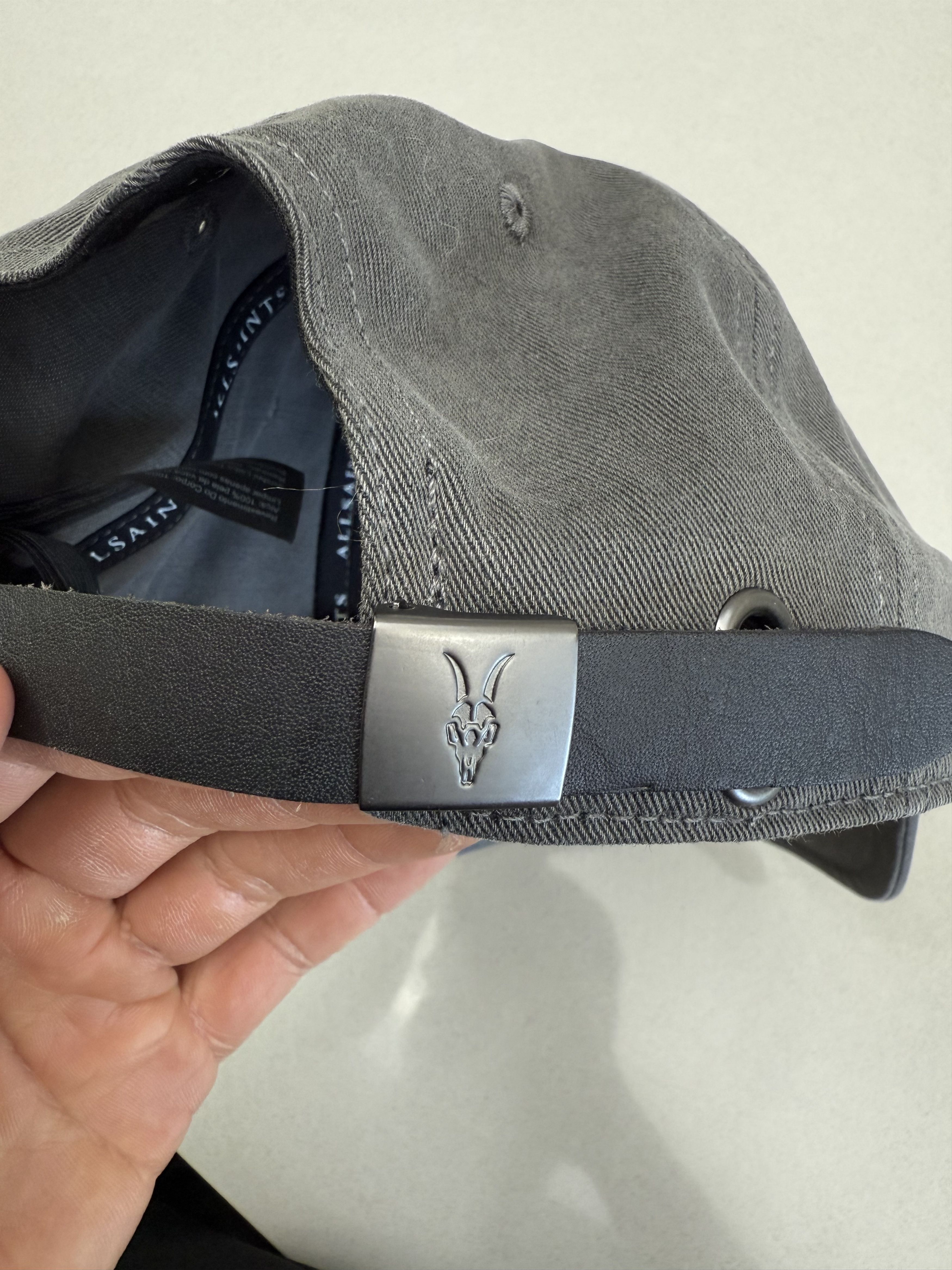 Allsaints Mirrored Logo Hat Size ONE SIZE - 2 Thumbnail