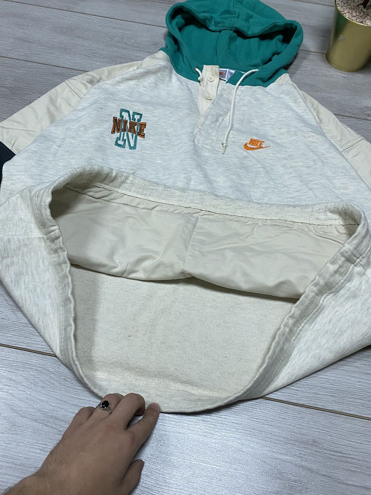Nike Nike RARE 80s vintage big logo spell out hoodie Size US XL / EU 56 / 4 - 5 Thumbnail