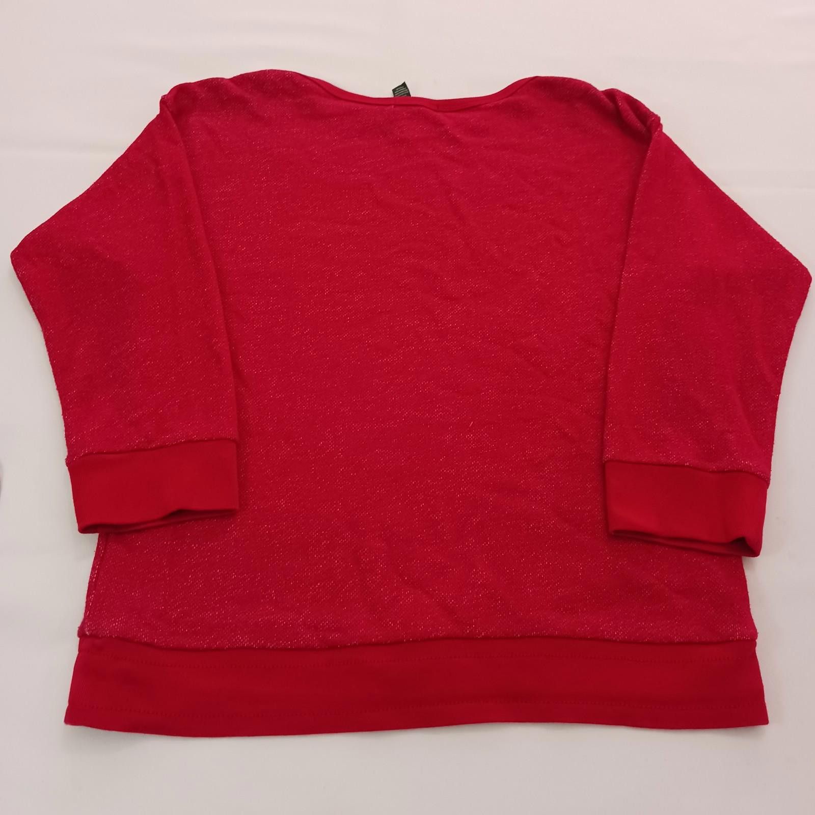 Polo Ralph Lauren LRL Lauren Jeans Ralph Lauren Women's M Red Sweater RN#41381 Size M / US 6-8 / IT 42-44 - 2 Thumbnail