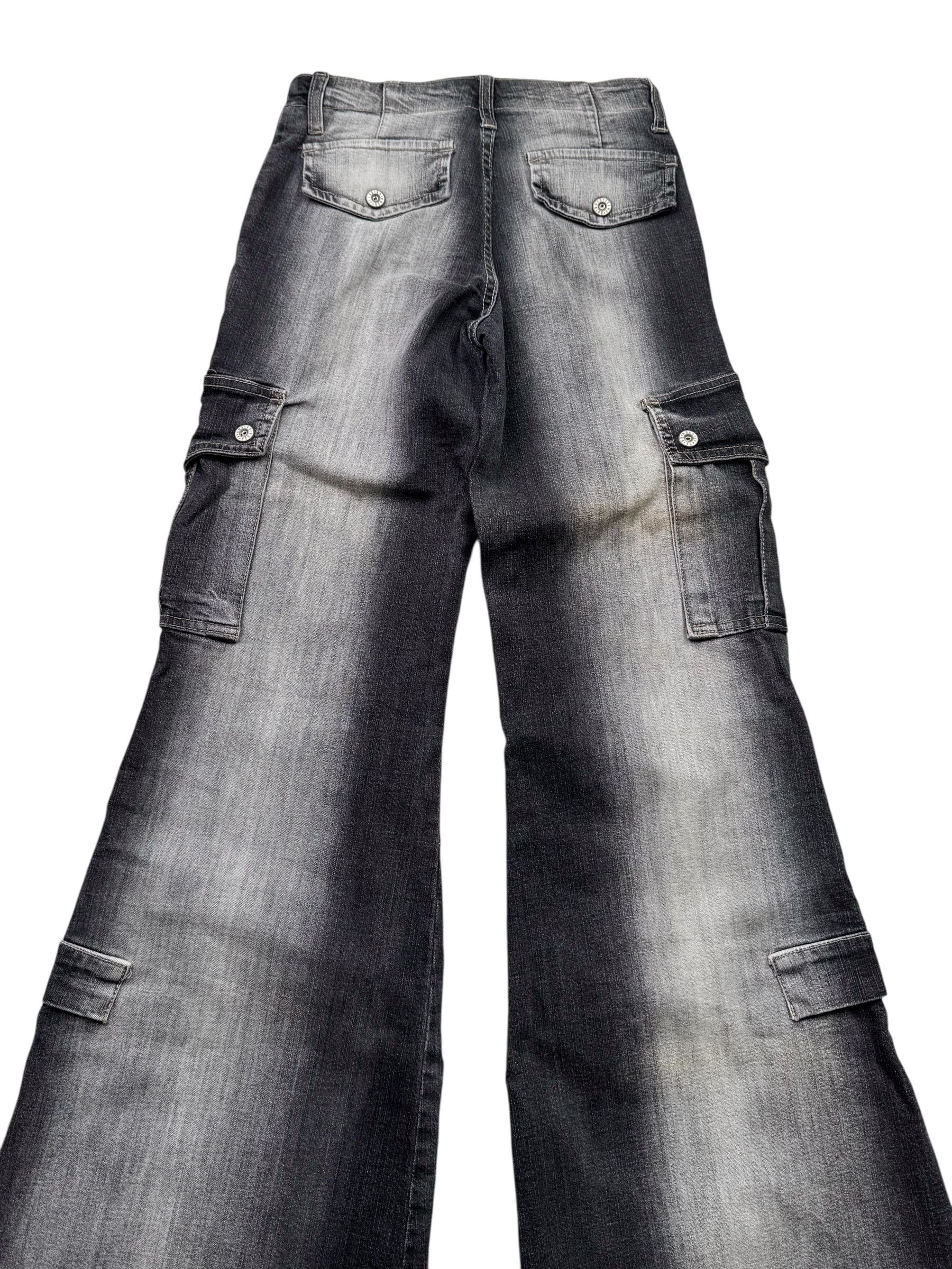 Vintage Vintage Super Flare Jeans W454 Size 25" / US 0 / IT 36 - 5 Thumbnail